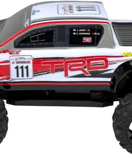 D-Power 1:10 RALLY CHAMP Toyota Hilux Revo AXCR RC Car, 2.4GHz Remote Control, USB Rechargeable 7.4V Battery, Off-Road Truck, Ages 6+