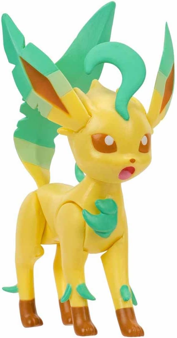 Jazwares PK Fig Leaféon Combate, Blister Pack #