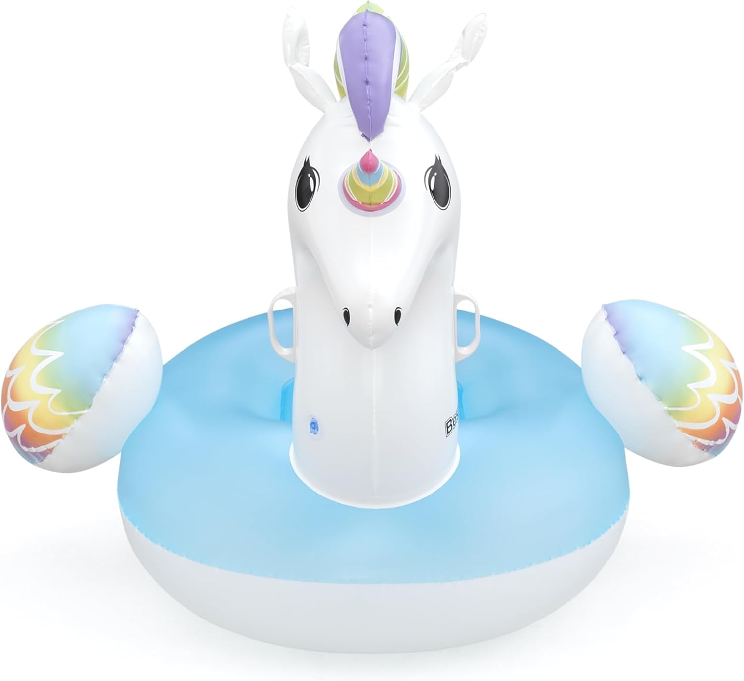 Bestway Unicorn Pool Float, Kids Inflatable Ride-On with Handles, Inflatable Beach Toys