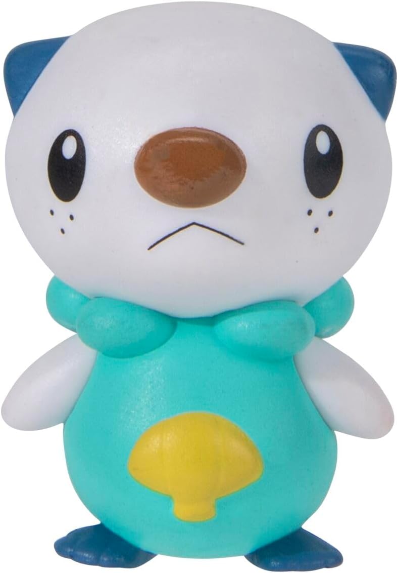 Pokemon Clip n Go - Oshawott with Diveball, Action Figures, Official Detailed Figurines, Collectibles, Figure with Poke Ball, 4 Years+