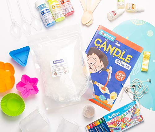 Explore.. | stem learner | my candle making lab (learning & educational diy activity toy kit, for ages 6+ of boys and girls)- Multi color