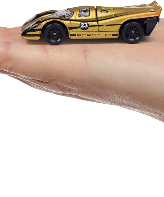 Majorette Limited Edition 9 Gold Design Toy Car, 1:64 Scale Die Cast Model, Random 1 of 6 Collectible Cars, Free Roll Suspension, Trading Card Included, Kids and Collectors, Ages 3+