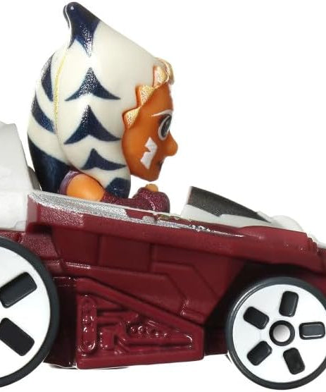 Hot Wheels Racer Verse Ahsoka Die-Cast Model Car Toy for Children Aged 3+ Gift for Kids and Collectors - Multicoloured