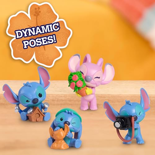 Just Play Disney Stitch That's So Stitch Collectable Figures - Series 2 Stylised Surprise Figures, 5 cm Tall, Kids Toy from 3 Years