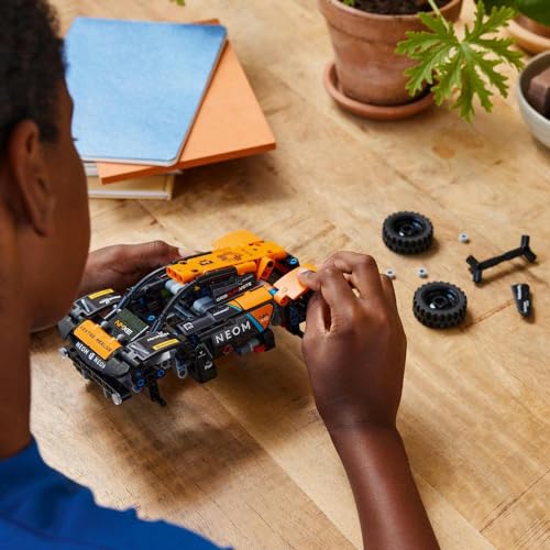 LEGO Technic NEOM McLaren Extreme E Race Car Toy For Kids, Boys & Girls Aged 7+ Years Old who Love Model Cars, Off-Road Pull-Back Racing Vehicle Set, Birthday Gift Idea 42166