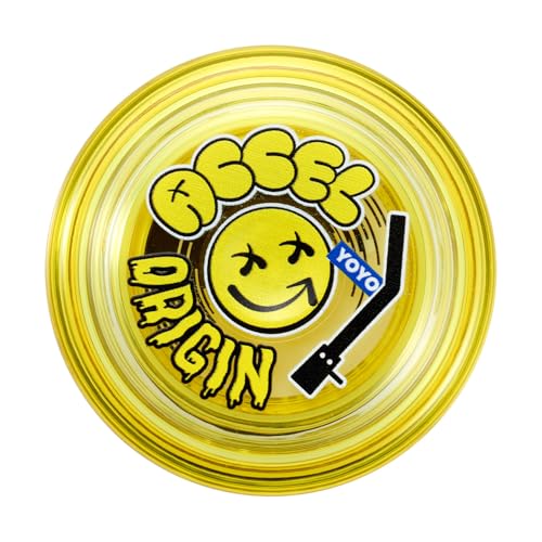 Bandai 60004 Accel Hyper Yo Yellow, Skill Game, Optimised JoJo for Children from 8 Years, with its Accel System, Test All Tricks Quickly and Easily