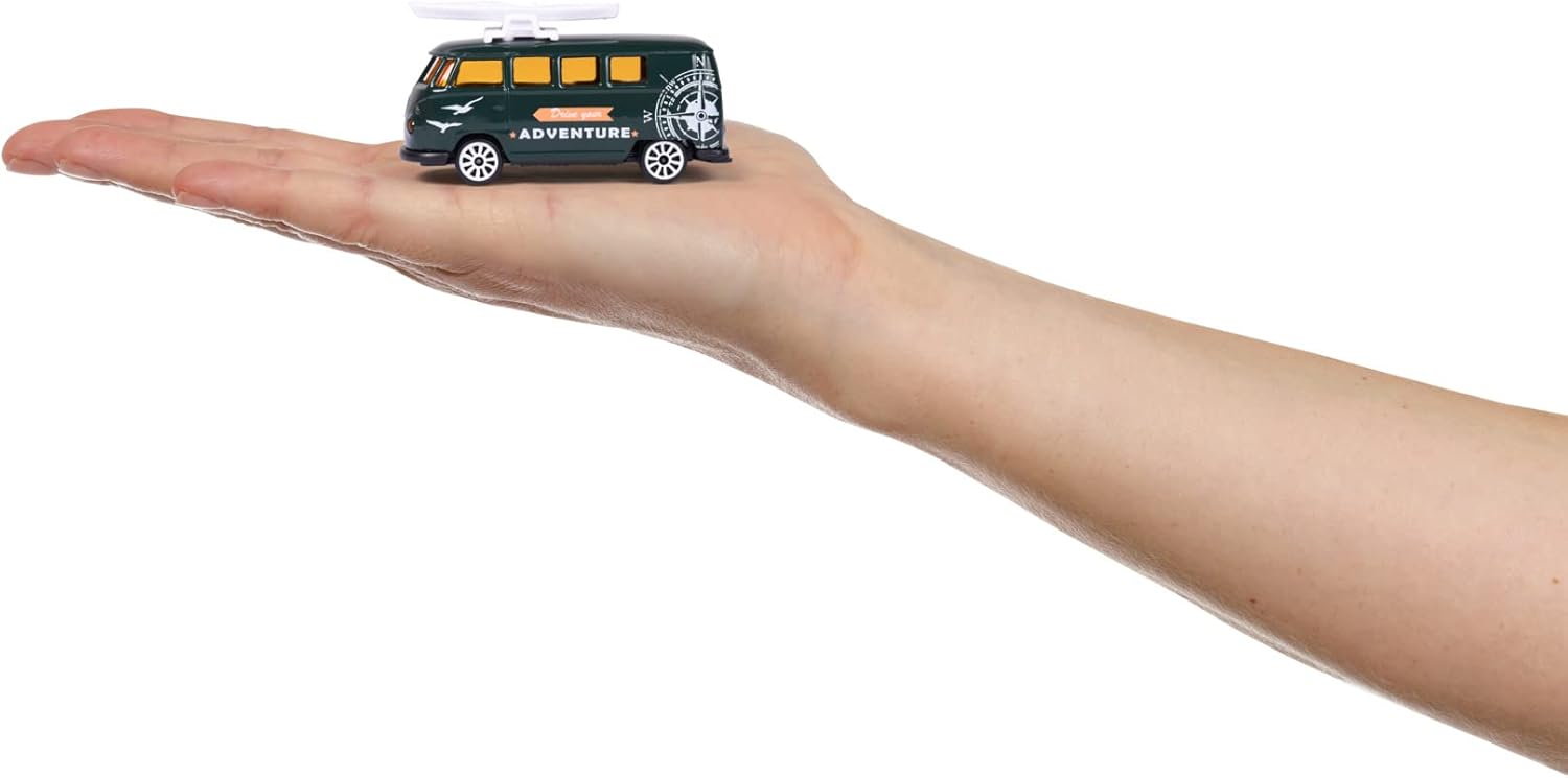 Majorette Volkswagen The Originals Premium Cars, Metal Die Cast Toy Vehicle, 1:64 Scale, Random VW Model, Collectible Car Toy, Kids and Collectors, Ages 3+