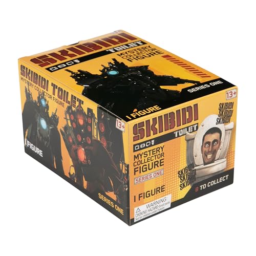 SKIBIDI Toilet Mystery Figure Collector Series, Collectible Figures, Officially Licensed Toilet Merch.