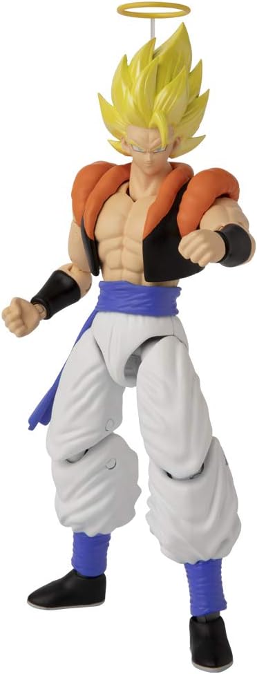 BANDAI Dragon Ball Super Dragon Stars Super Saiyan Gogeta Action Figure 17 cm, Anime Collectible with 15+ Points of Articulation, Interchangeable Hands, Manga-Inspired Packaging