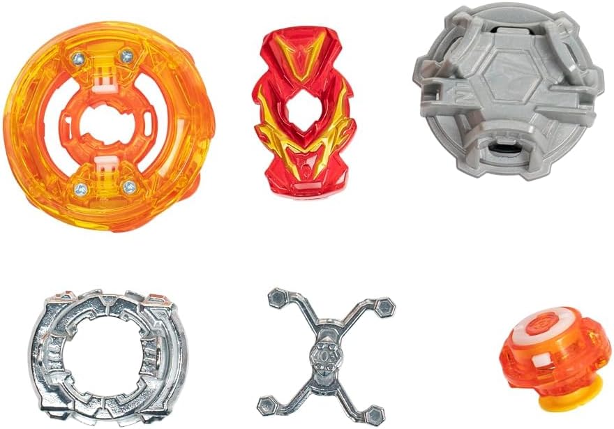 BeyBattle Burst Takara Tomy Cosmic Valtryek V5, S4 Starter Beyblade with Launcher and Ripcord, Stamina Spinning Top for Kids
