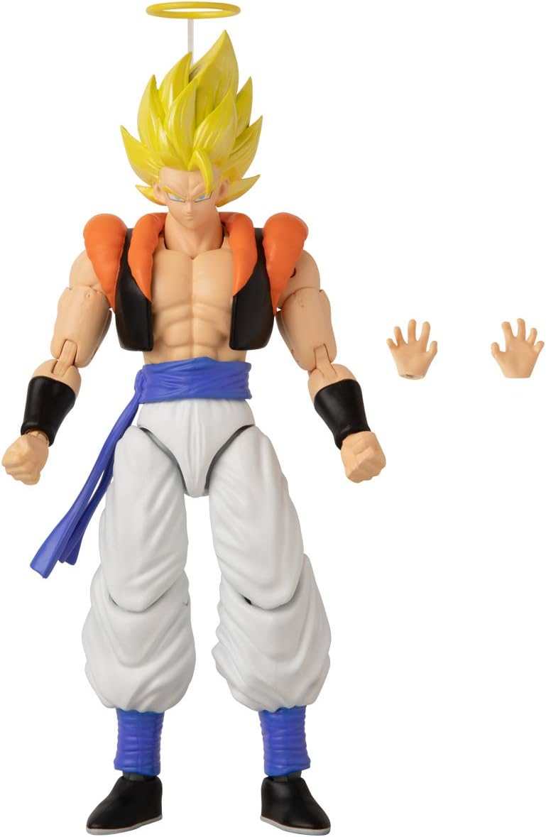 BANDAI Dragon Ball Super Dragon Stars Super Saiyan Gogeta Action Figure 17 cm, Anime Collectible with 15+ Points of Articulation, Interchangeable Hands, Manga-Inspired Packaging