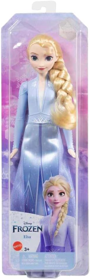Disney Frozen 2 Elsa Fashion Doll, Posable Princess Toy with Outfit, Cape and Boots, Movie Inspired Doll for Kids Age 3+