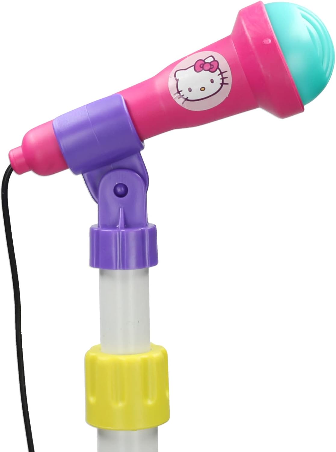 Hello Kitty Microphone and Guitar Set for Kids, Complete Musical Toy with Adjustable Mic Stand and Speaker, Pretend Play Instrument for Boys and Girls, 3Y+ Years