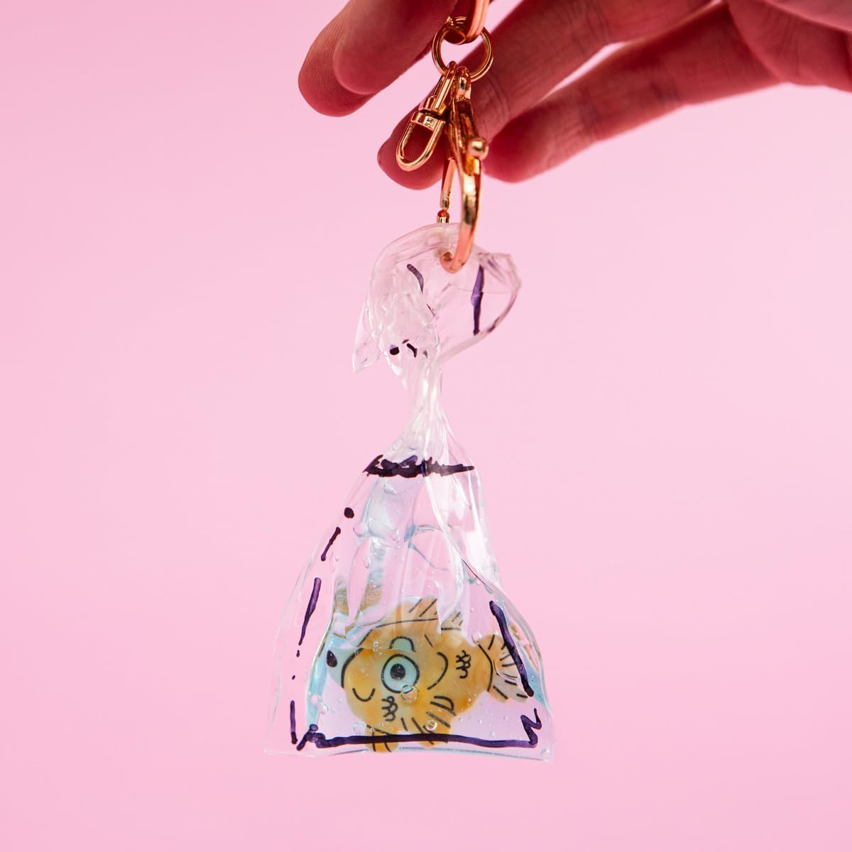 Nano Tape Magic Pocket Pets Mini Kit, DIY Nano Tape Bubble Craft Set with Keychain Projects and Slime Accessories for Kids, Arts & Crafts Kit, Ages 6+