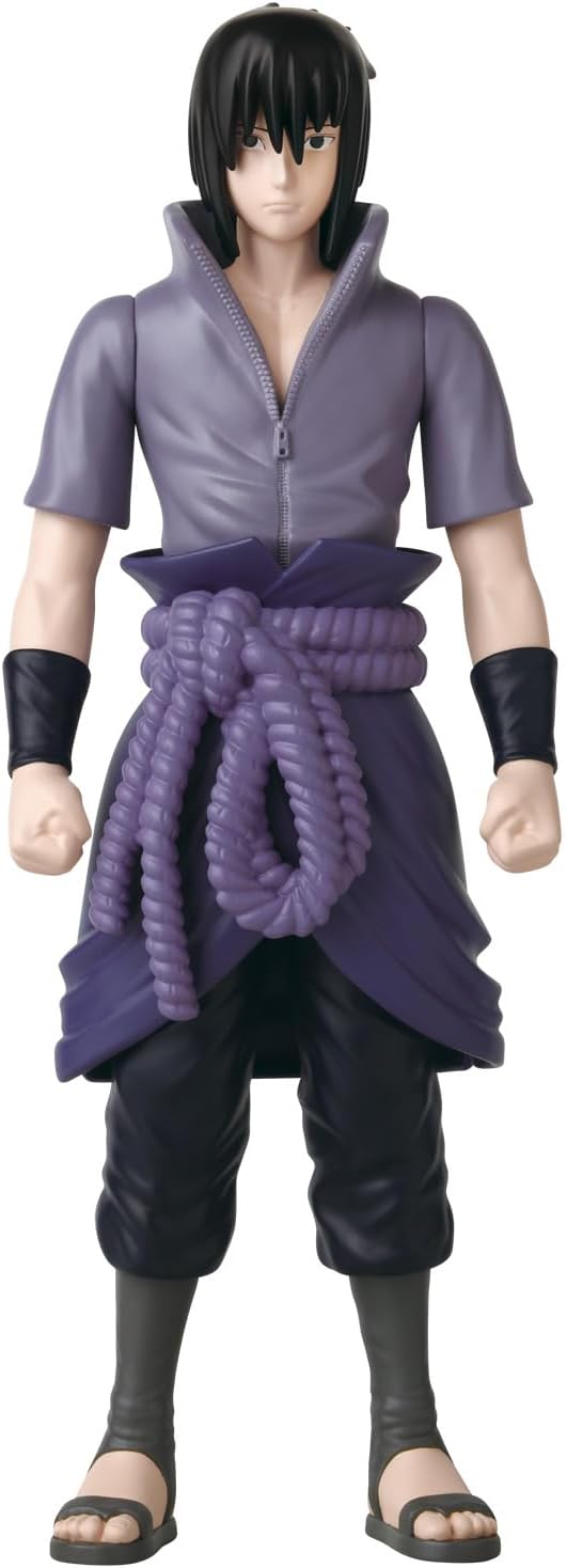 Bandai - Anime Heroes - Naruto Shippuden - Manga Figure Anime Heroes Mega 30 cm - Sasuke Uchiwa - Official Naruto Licence - Large Articulated Naruto Figure - Toy for Children from 4 Years - 38152