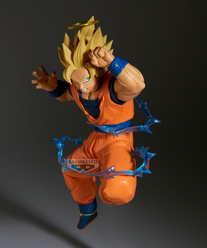 Banpresto Goku Super Saiyan 2 (Vs Majin Vegeta) Dragon Ball Z Match Makers 15 cm BP29754P Multicolour Collectible Figure Ideal for Anime Fans