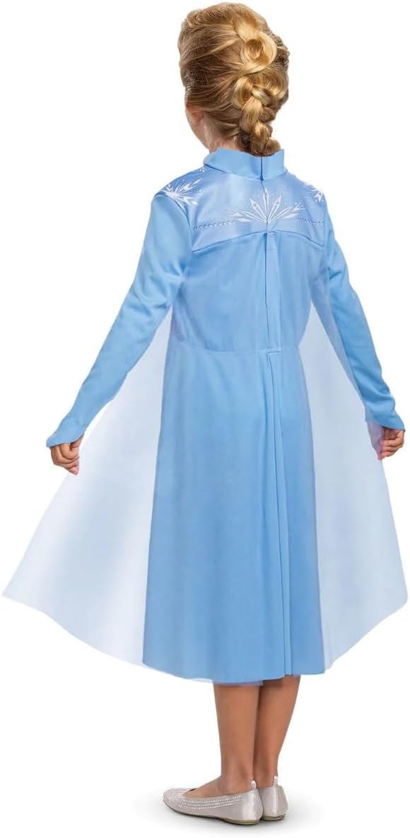 Party Centre Frozen 2 Elsa Travelling Deluxe Costume for Girl, Small, Blue