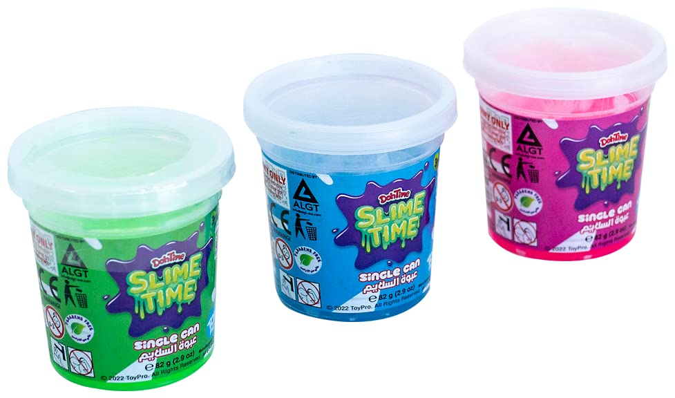 DohTime Slime Single Can 3 Oz, One Piece Sold Separately