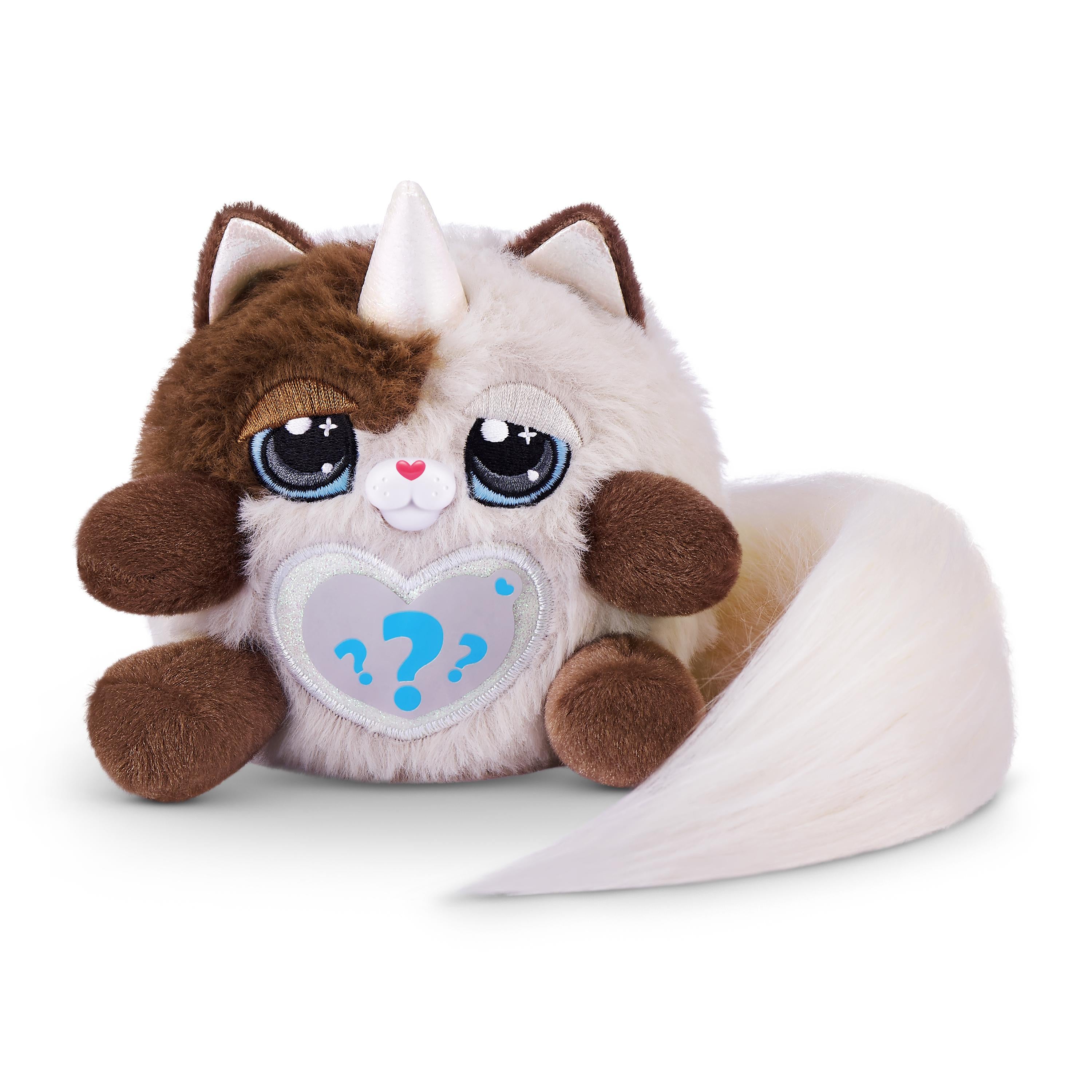 Rainbocorns Kittycorn Surprise S9 Collectible Plush Toy Set, 10+ Magical Surprises, Soft Plush Kittens with Fluffy Tails, Interactive Play for Girls Age 3+