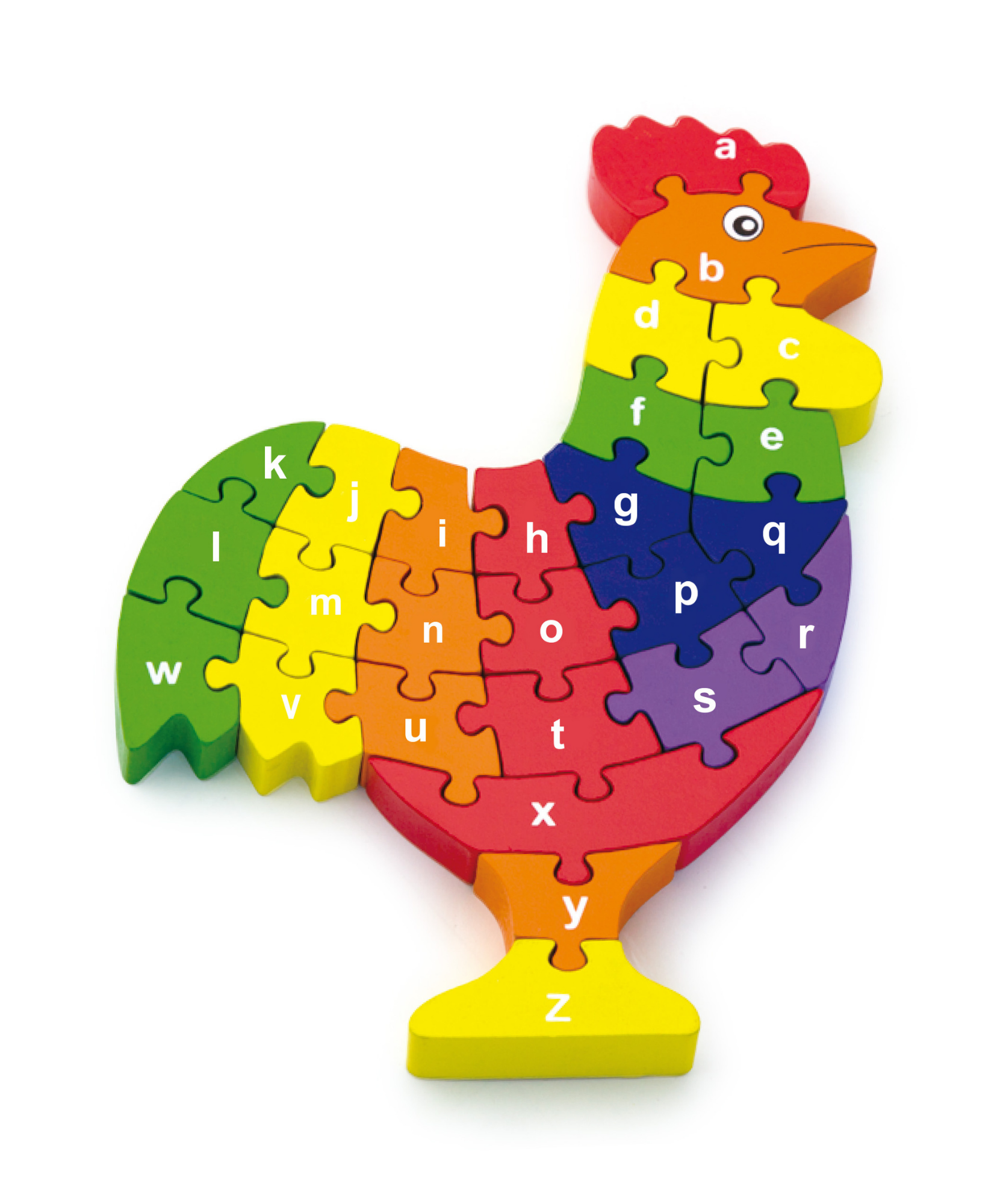 لعبة ديك فيجا ثلاثي الأبعاد مع حروف أبجدية، 26 قطعة من أحجية الصور المقطوعة، لعبة مونتيسوري خشبية، تُنمّي المهارات الحسية والإدراكية والحركية الدقيقة، لعبة تعليمية غير سامة وصديقة للبيئة للأطفال، من عمر 3 سنوات فما فوق