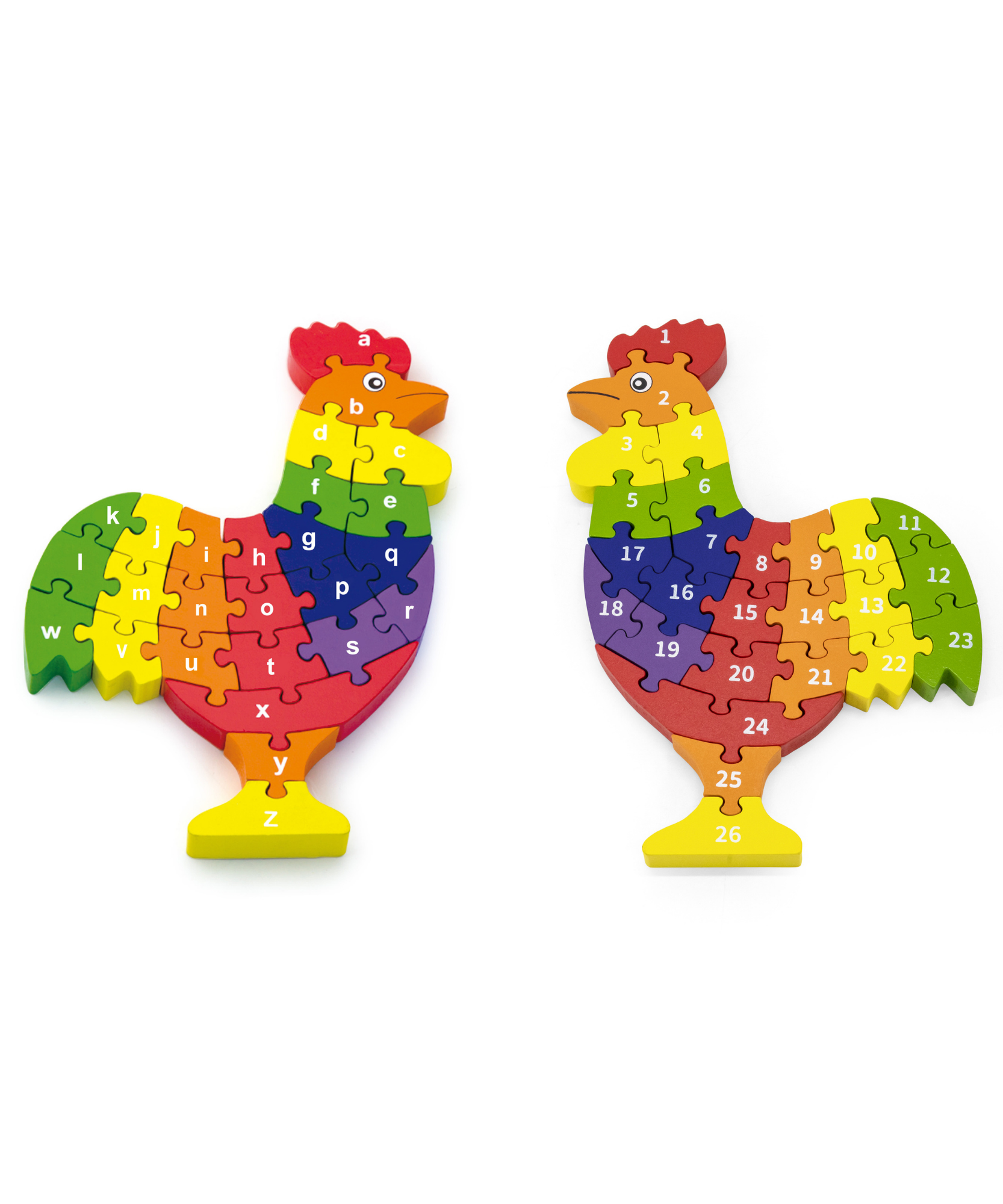 لعبة ديك فيجا ثلاثي الأبعاد مع حروف أبجدية، 26 قطعة من أحجية الصور المقطوعة، لعبة مونتيسوري خشبية، تُنمّي المهارات الحسية والإدراكية والحركية الدقيقة، لعبة تعليمية غير سامة وصديقة للبيئة للأطفال، من عمر 3 سنوات فما فوق