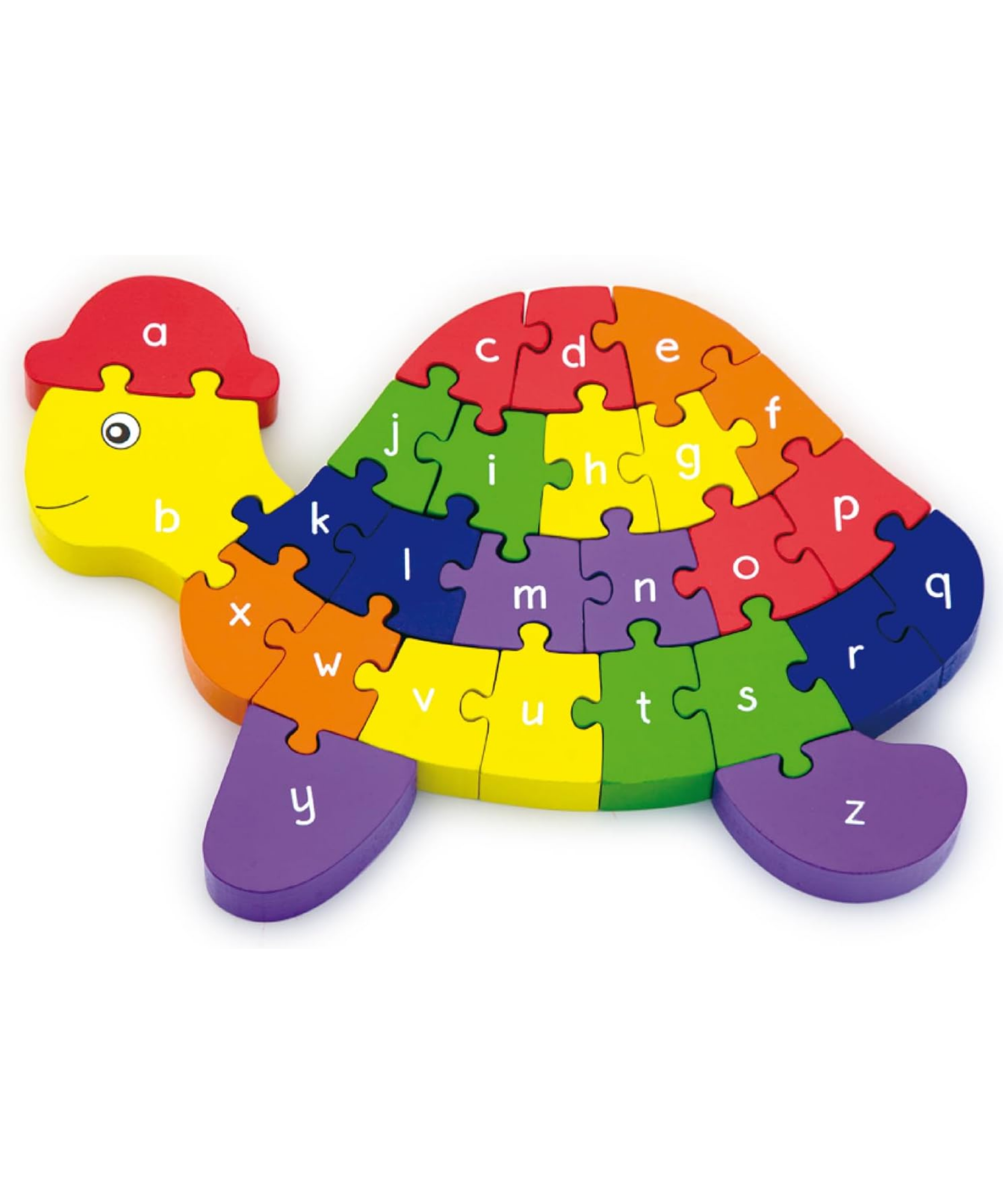 لعبة سلحفاة فيجا ثلاثية الأبعاد مع حروف أبجدية، 26 قطعة من أحجية الصور المقطوعة، لعبة مونتيسوري خشبية، تُنمّي المهارات الحسية والإدراكية والحركية الدقيقة، لعبة تعليمية غير سامة وصديقة للبيئة للأطفال، من عمر 3 سنوات فما فوق