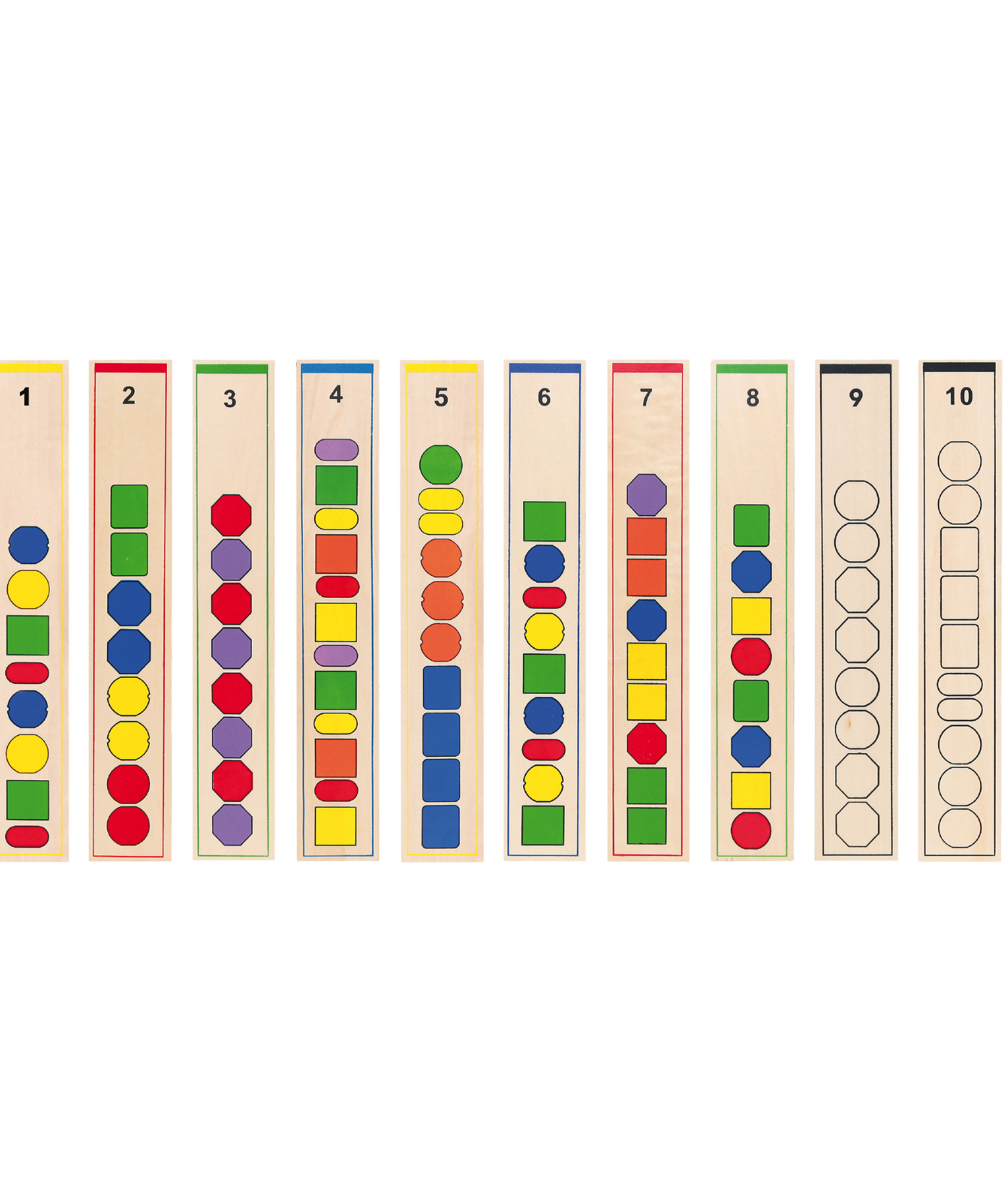 VIGA Wooden Beads Sequence Toy, 72-Piece Montessori Sorting & Pattern Activity, Develops Fine Motor Skills,Logic & Early Math, Enhances Memory & Problem-Solving, Eco-Friendly, for Boys & Girls Ages 3+