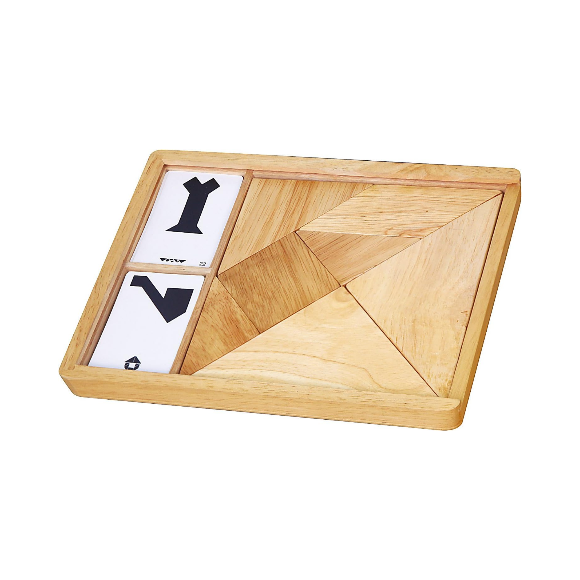 فيجا تانجرام، أحجية هندسية من 7 قطع، لعبة مونتيسوري الخشبية، تنمي المهارات الحسية والإدراكية والحركية الدقيقة، لعبة تعليمية للأطفال غير سامة وصديقة للبيئة، مناسبة للأولاد والبنات من سن 3 سنوات فما فوق