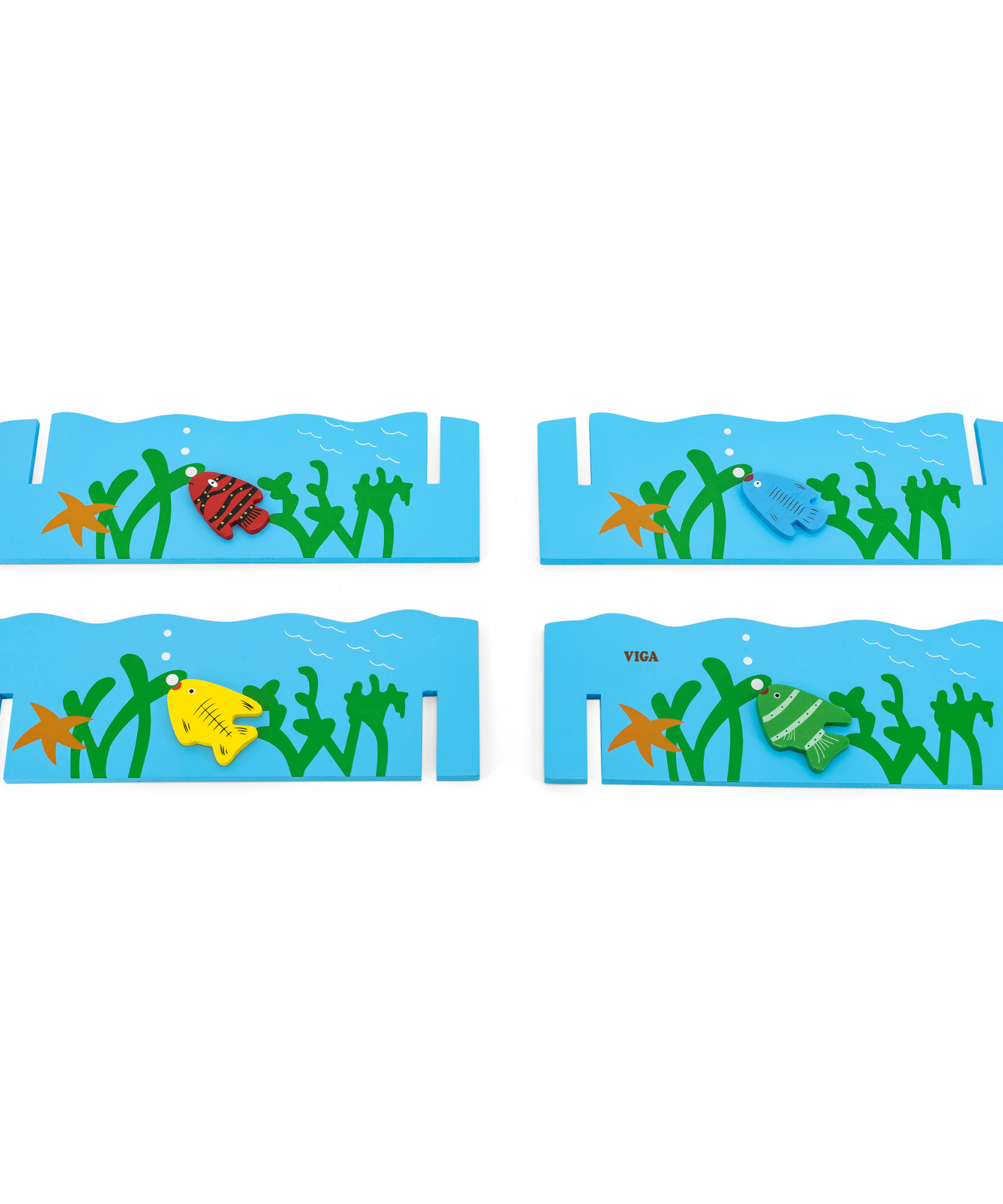 لعبة صيد خشبية من فيجا، لعبة مونتيسوري مغناطيسية بأربعة قضبان وأسماك مرقمة، تُنمّي المهارات الحركية الدقيقة والتعرف المبكر على الأرقام، لعبة تعليمية صديقة للبيئة وغير سامة، للأعمار من 18 شهرًا فما فوق