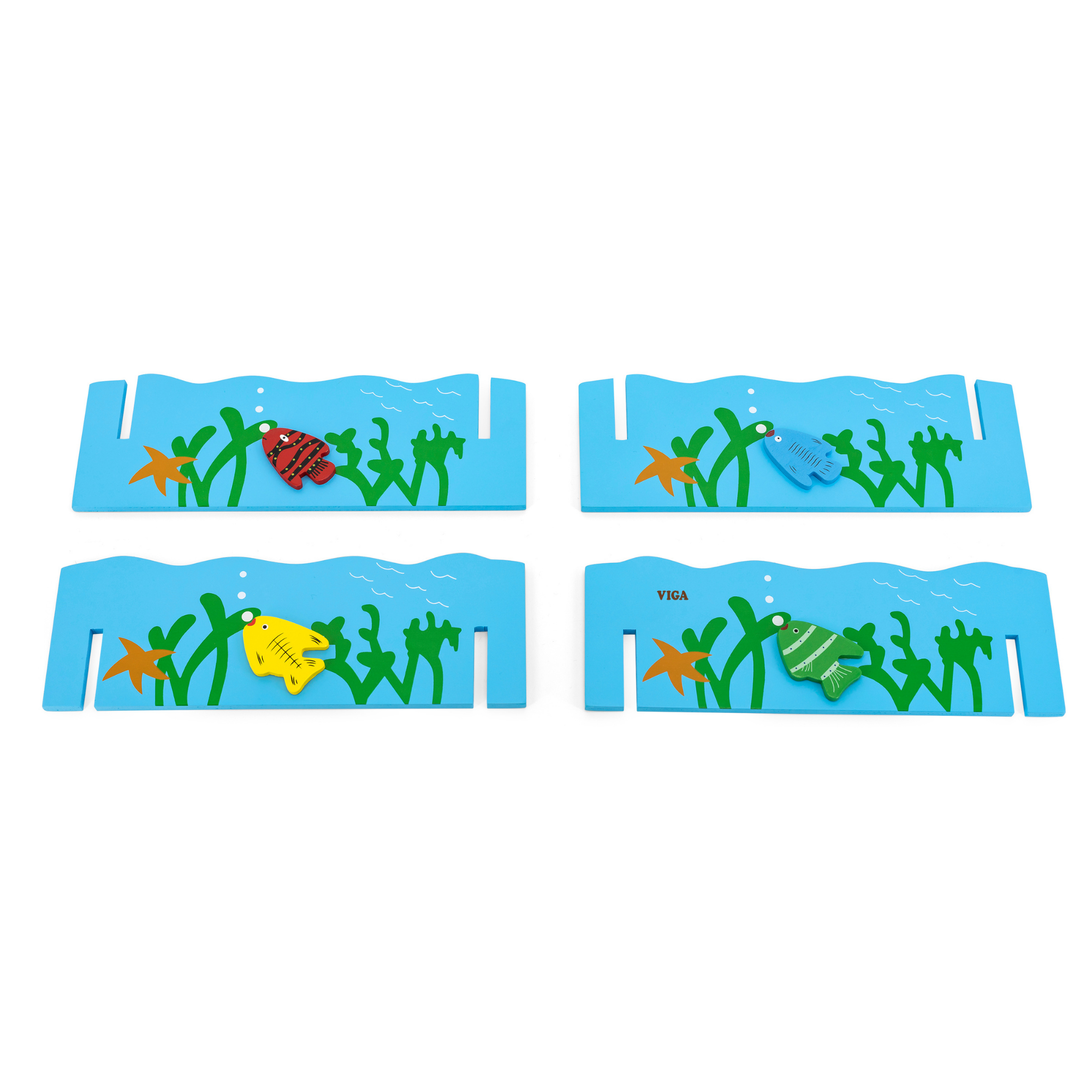 لعبة صيد خشبية من فيجا، لعبة مونتيسوري مغناطيسية بأربعة قضبان وأسماك مرقمة، تُنمّي المهارات الحركية الدقيقة والتعرف المبكر على الأرقام، لعبة تعليمية صديقة للبيئة وغير سامة، للأعمار من 18 شهرًا فما فوق