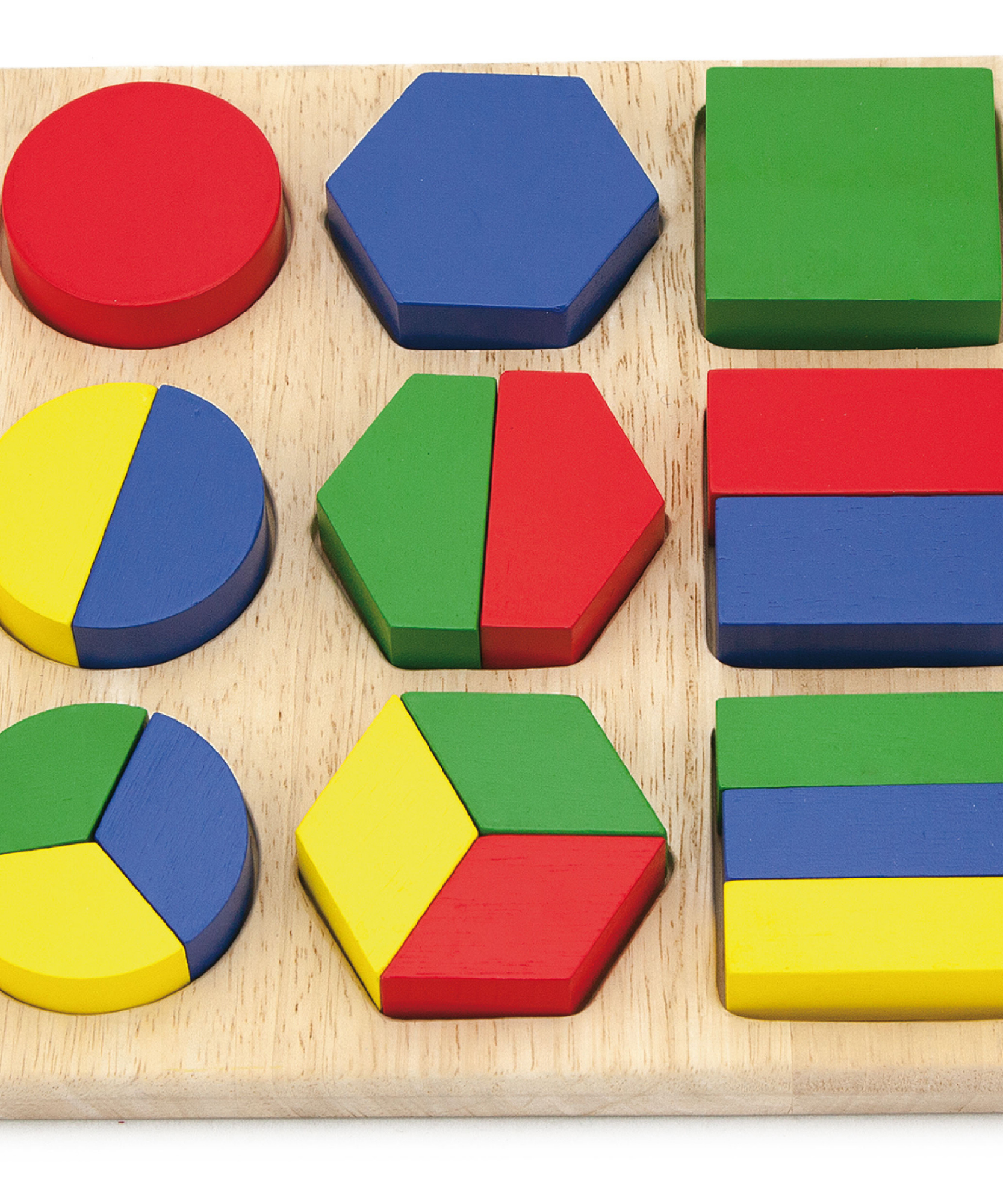 أشكال فيجا، 18 قطعة أحجية هندسية، لعبة مونتيسوري خشبية، تنمي المهارات الحسية والإدراكية والحركية الدقيقة، لعبة تعليمية للأطفال غير سامة وصديقة للبيئة، مناسبة للأطفال من سن 12 شهرًا فما فوق