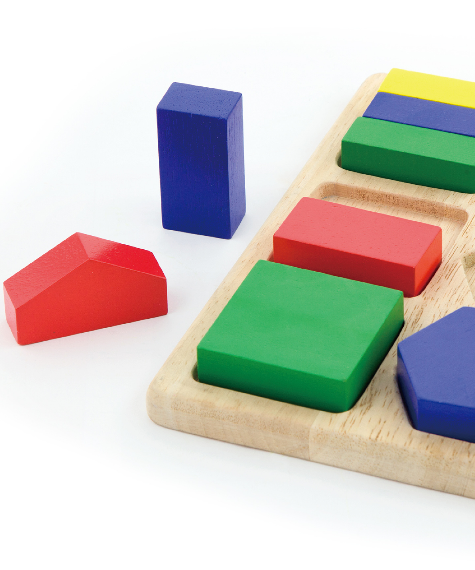 أشكال فيجا، 18 قطعة أحجية هندسية، لعبة مونتيسوري خشبية، تنمي المهارات الحسية والإدراكية والحركية الدقيقة، لعبة تعليمية للأطفال غير سامة وصديقة للبيئة، مناسبة للأطفال من سن 12 شهرًا فما فوق