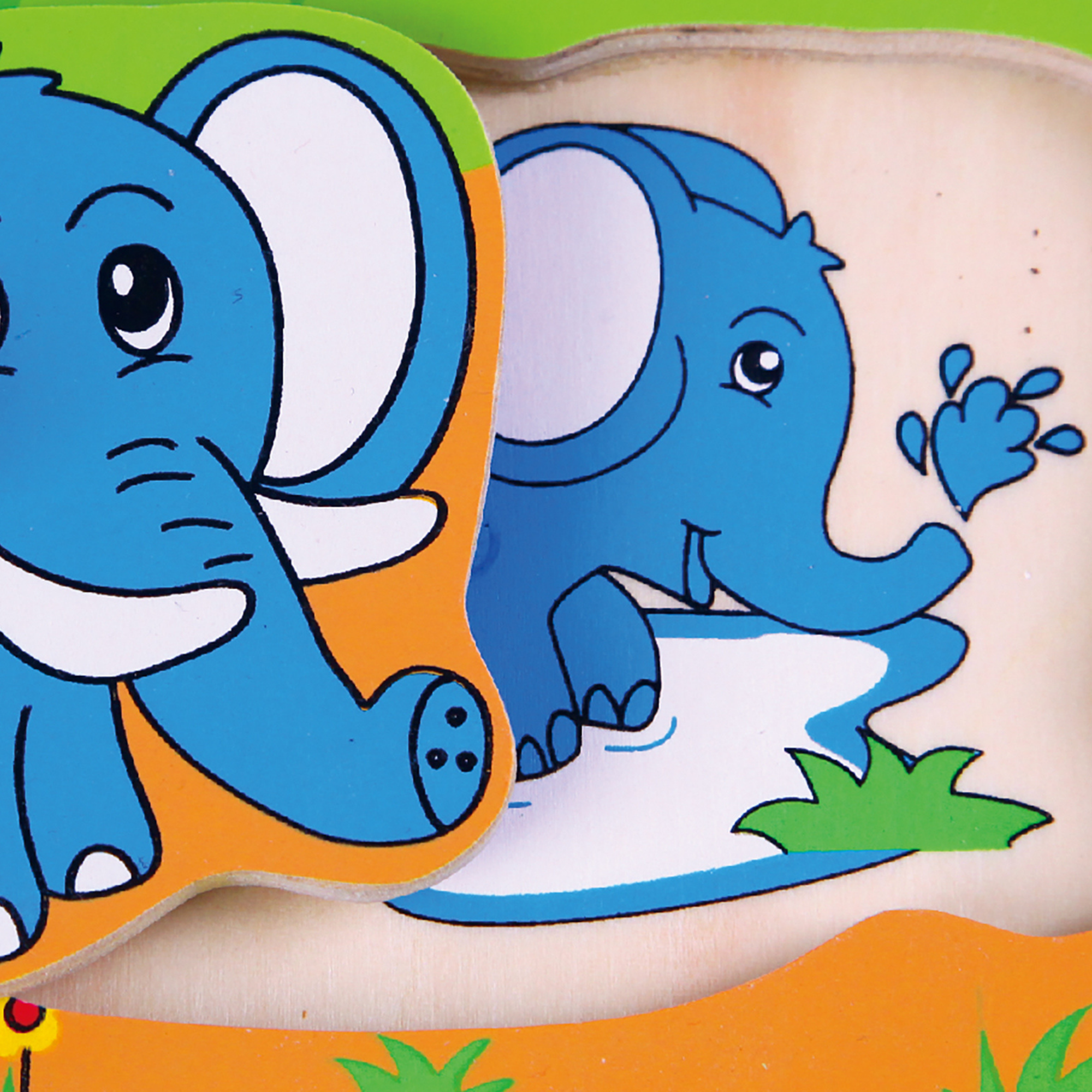 لعبة أحجية فيجا وايلد أنيملز، مكونة من 4 قطع، مصنوعة من الخشب من مونتيسوري، تُنمّي المهارات الحسية والإدراكية والحركية الدقيقة، وهي لعبة تعليمية للأطفال غير سامة وصديقة للبيئة، مناسبة للأطفال من سن 12 شهرًا فما فوق.