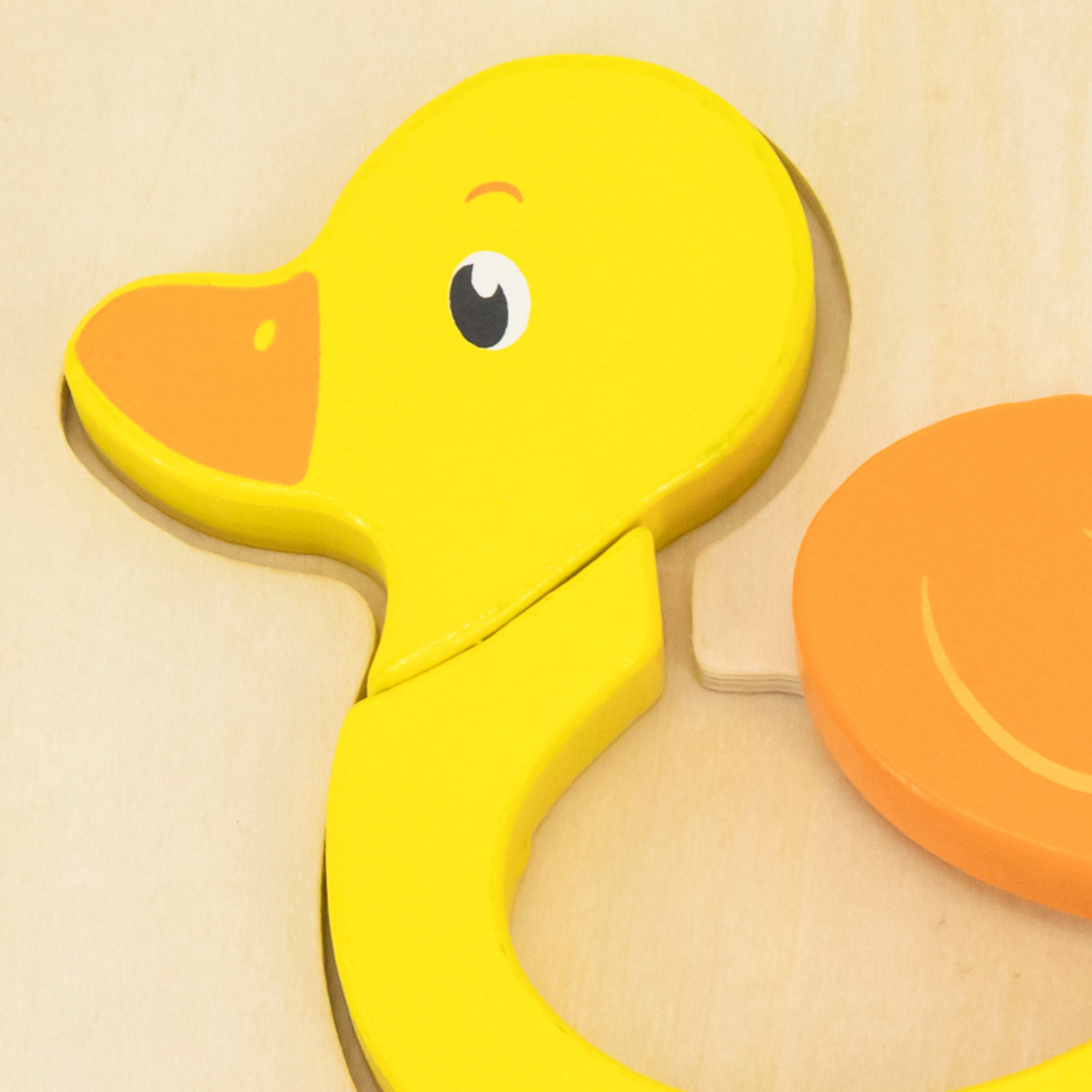 لعبة فيجا داك، أحجية مكعبات من 4 قطع، لعبة مونتيسوري الخشبية، تنمي المهارات الحسية والإدراكية والحركية الدقيقة، لعبة تعليمية للأطفال غير سامة وصديقة للبيئة، مناسبة للأولاد والبنات من سن 18 شهرًا فما فوق