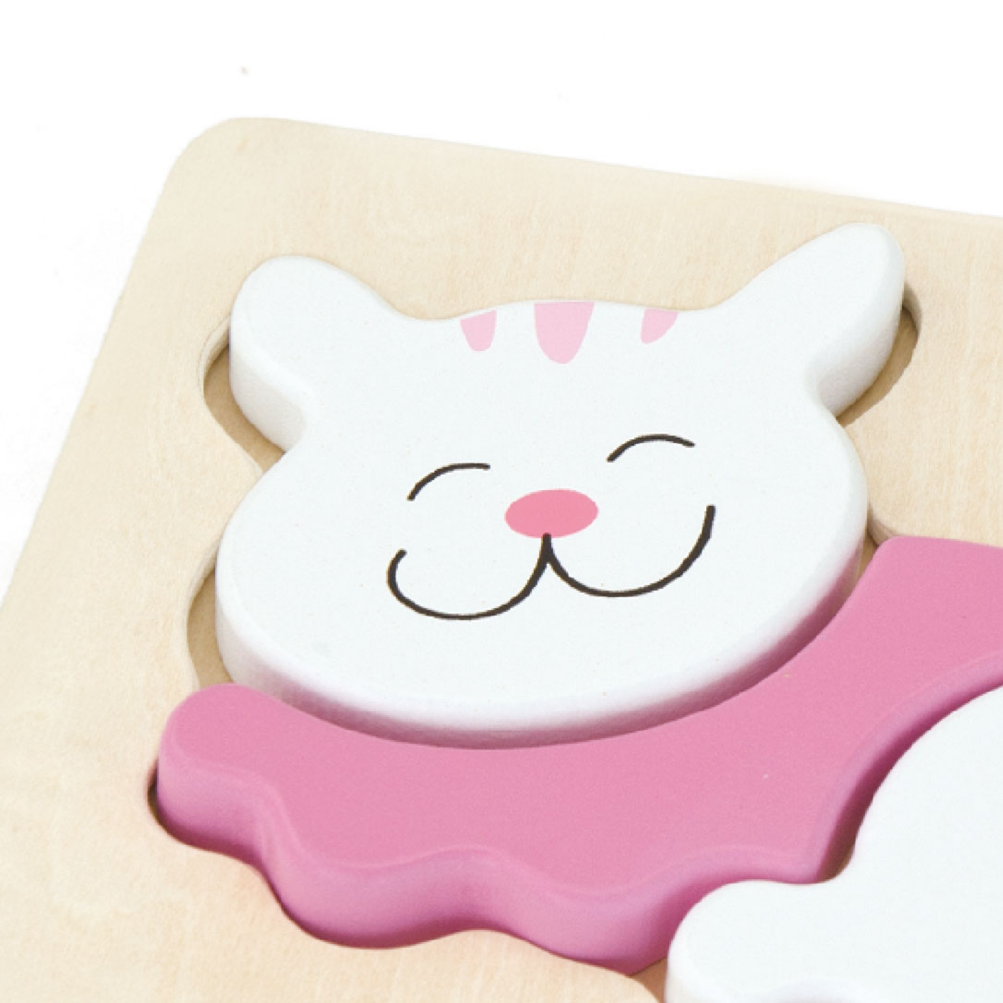 لعبة فيجا كات، أحجية مكعبات من 4 قطع، لعبة مونتيسوري خشبية، تنمي المهارات الحسية والإدراكية والحركية الدقيقة، لعبة تعليمية للأطفال غير سامة وصديقة للبيئة، مناسبة للأولاد والبنات من سن 18 شهرًا فما فوق