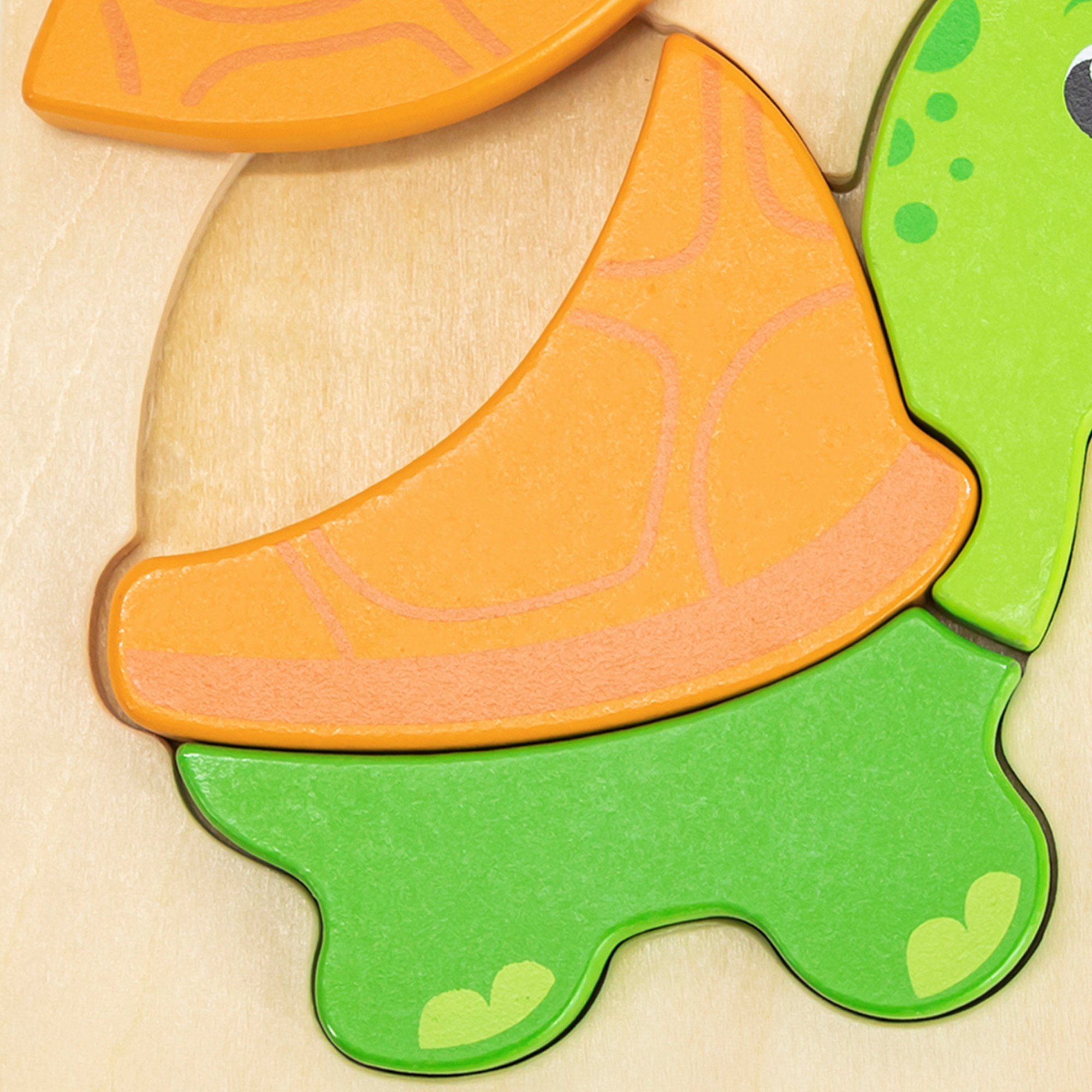 لعبة فيجا تيرتل، أحجية مكعبات من 4 قطع، لعبة مونتيسوري الخشبية، تنمي المهارات الحسية والإدراكية والحركية الدقيقة، لعبة تعليمية للأطفال غير سامة وصديقة للبيئة، مناسبة للأولاد والبنات من سن 18 شهرًا فما فوق