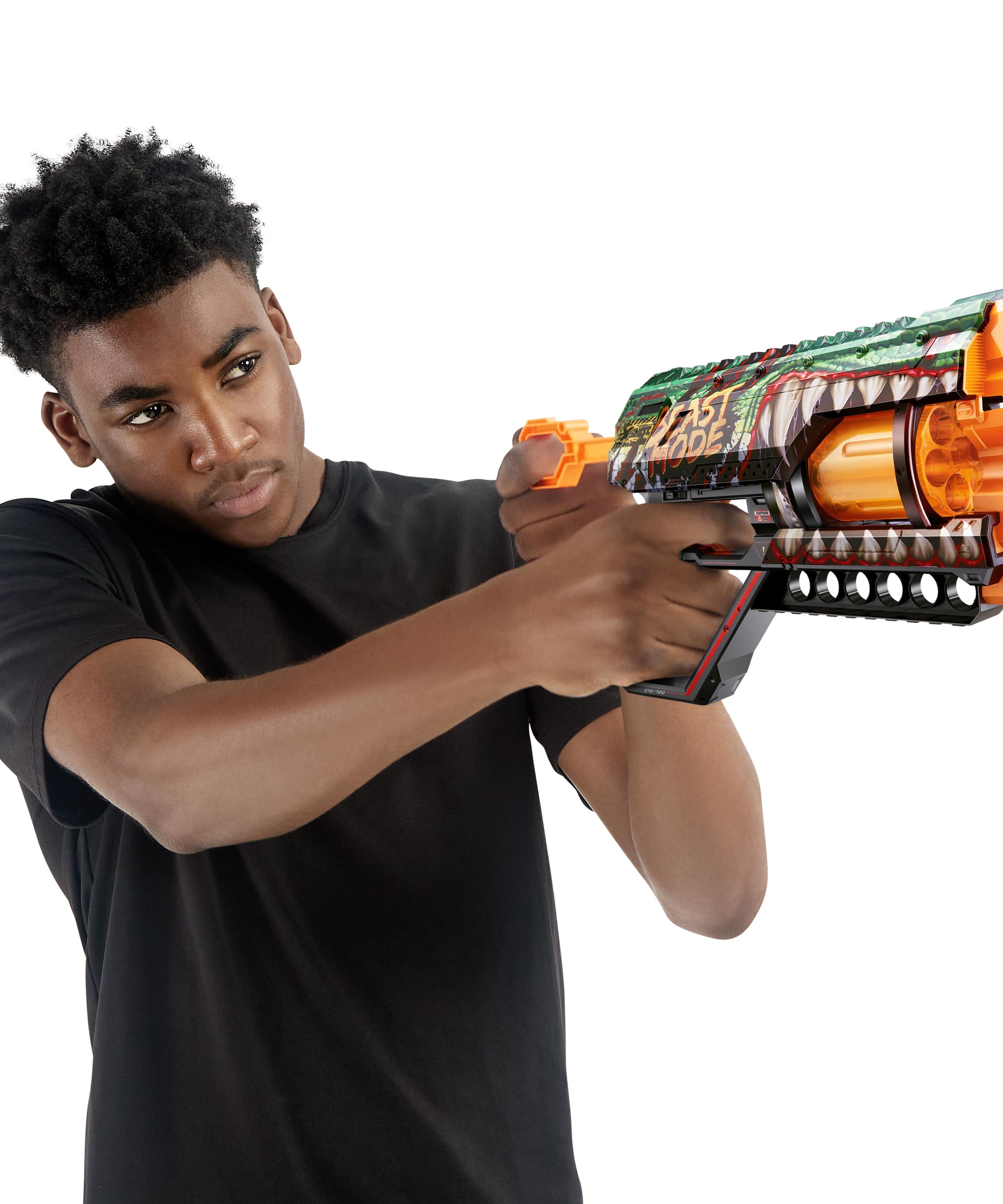 XSHOT Skins Dread Sonic Edition, Dual Barrel Foam Dart Blaster with Air Pocket Technology, 12-Dart Capacity & 27m Range, Toy Gun for Kids, Teens & Adults, Ages 8+