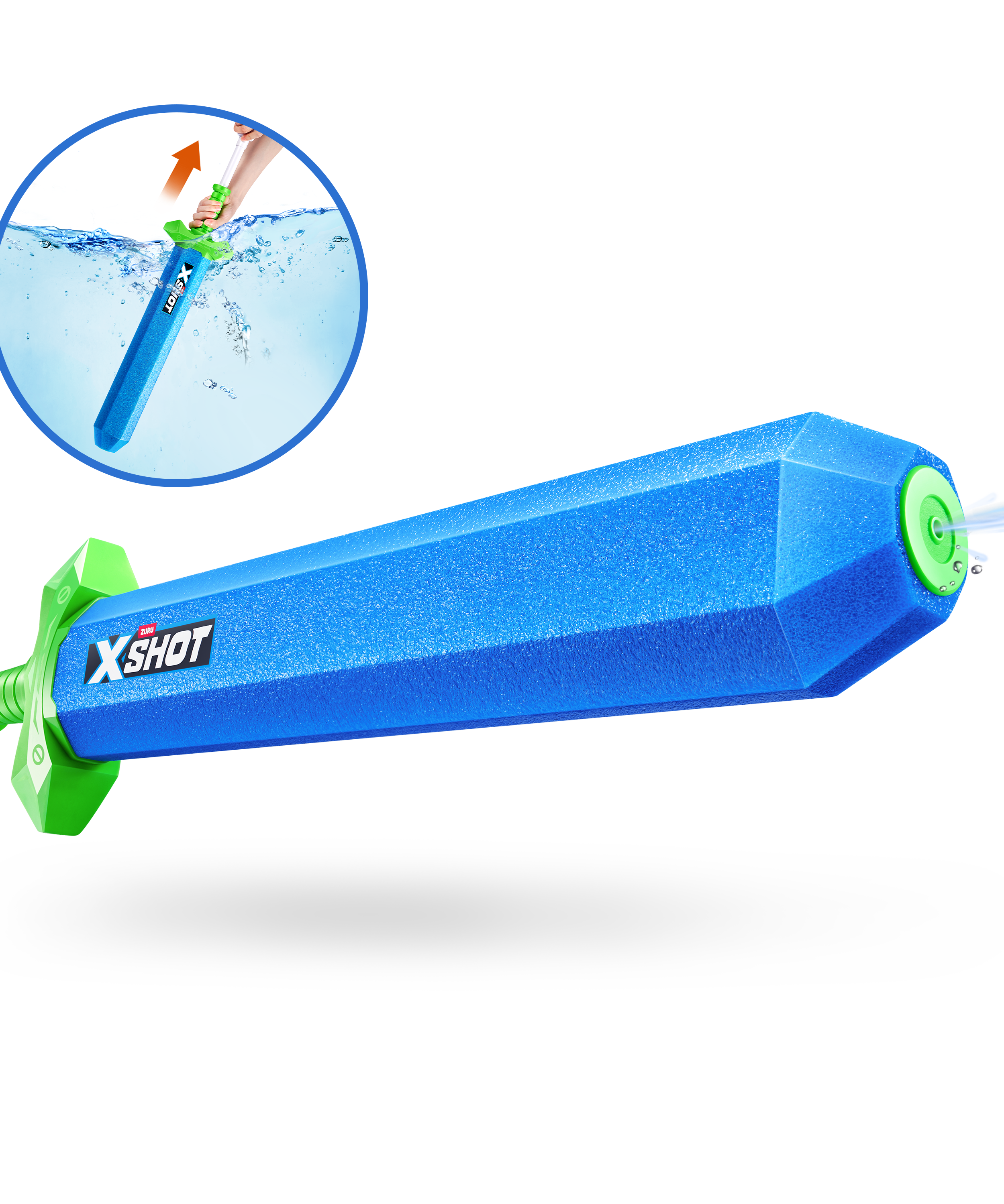 X Shot Water 2 in 1 Sword, Double Water Blaster Toy for Kids, Age 5+