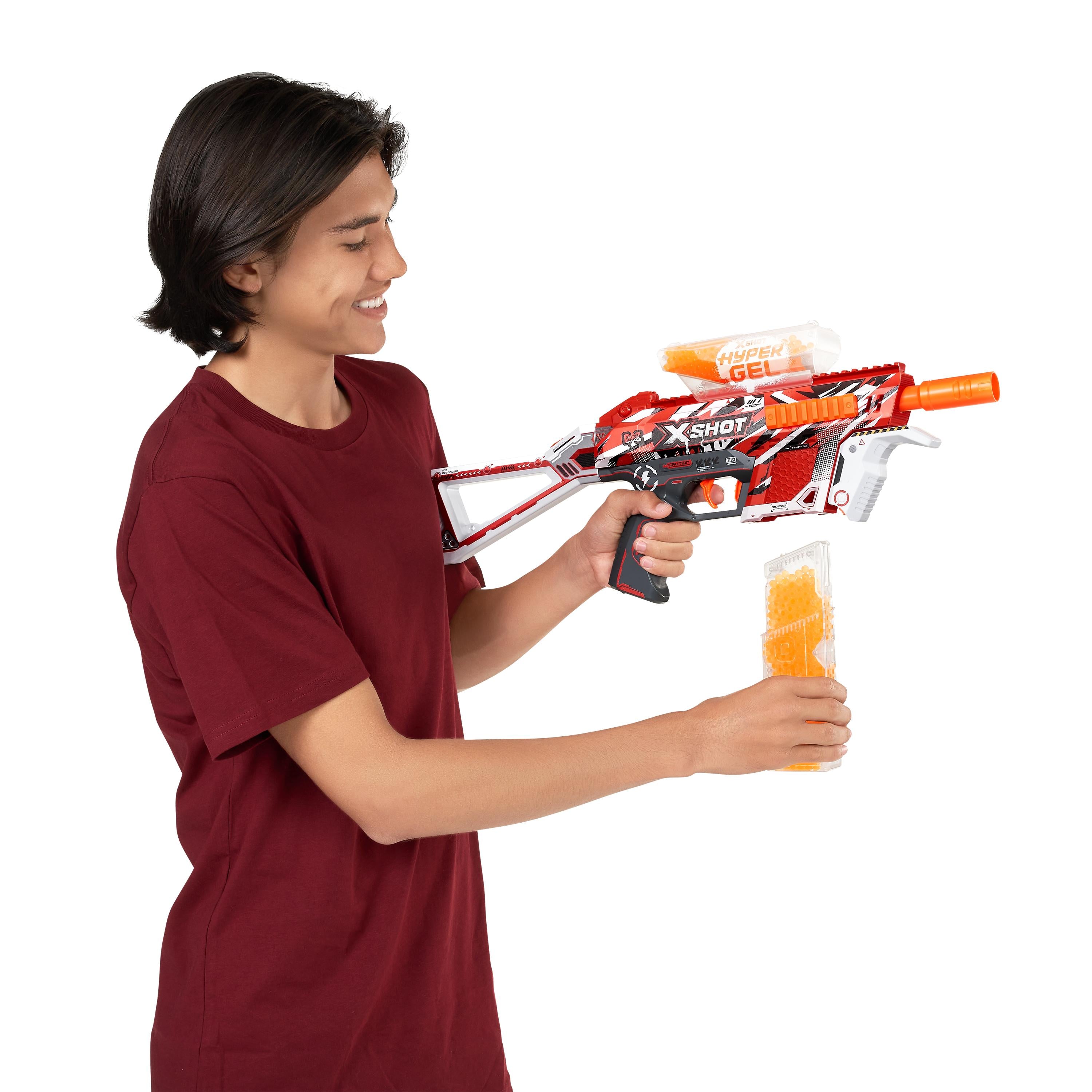 X Shot Hyper Gel Medium Blaster with 10000 Gellets, Shooting Toy for Boys, Age 14+