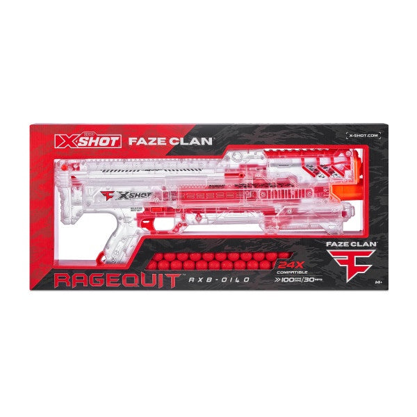 X Shot FAZE Chaos Ragequit Blaster, Ultimate Foam Ball Blaster for Boys, Age 14+
