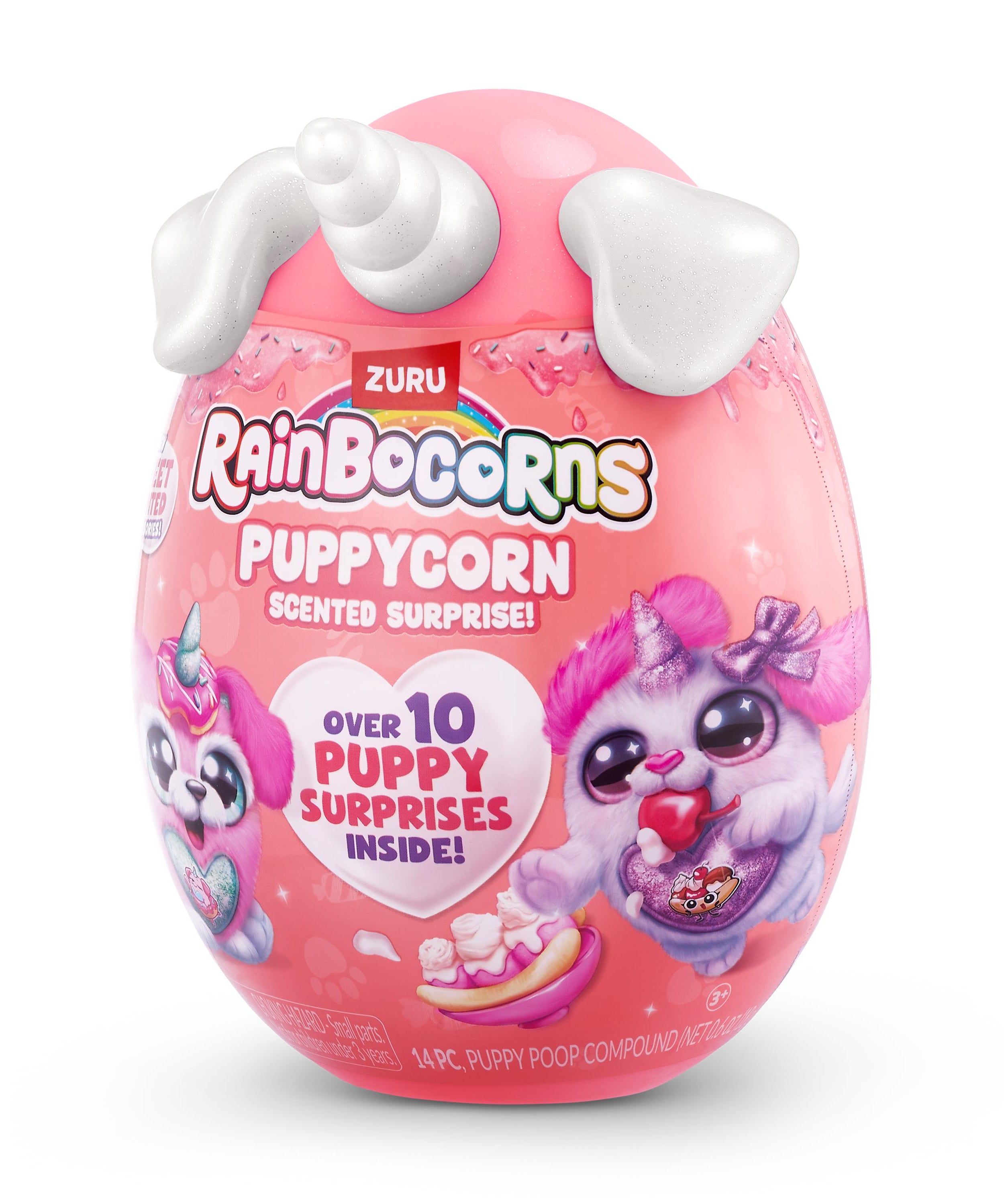 Rainbocorns Puppycorn Surprise S8 PDQ, Cute Collectible Plush Toy for Girls, Age 3+