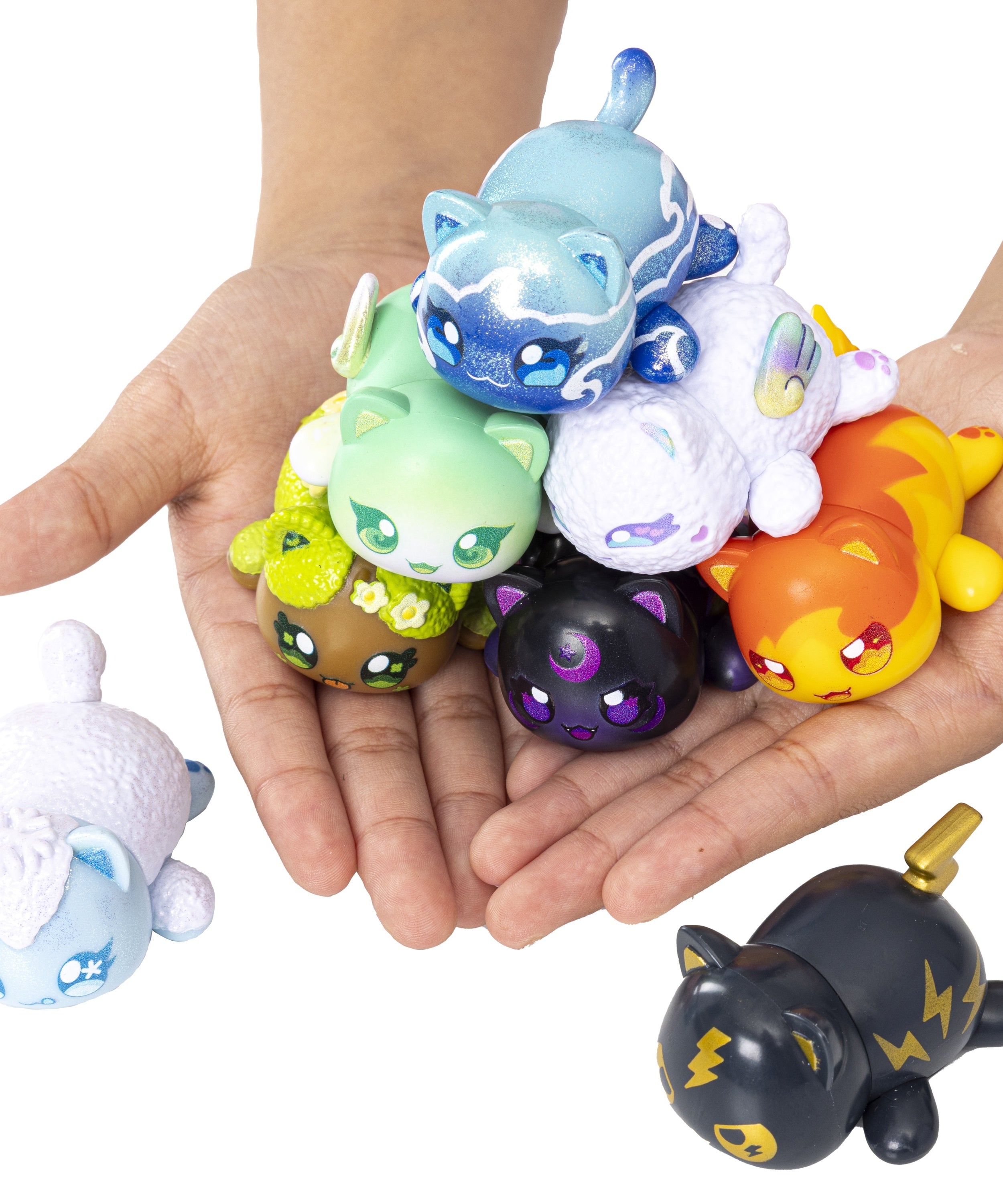 Aphmau MeeMeow Mystery Figures Series 7 Elemental Collection, Official Aphmau Merchandise, 1 Random Collectible Figure Blind Box, Surprise Toy for Girls and Boys Ages 3 and Up