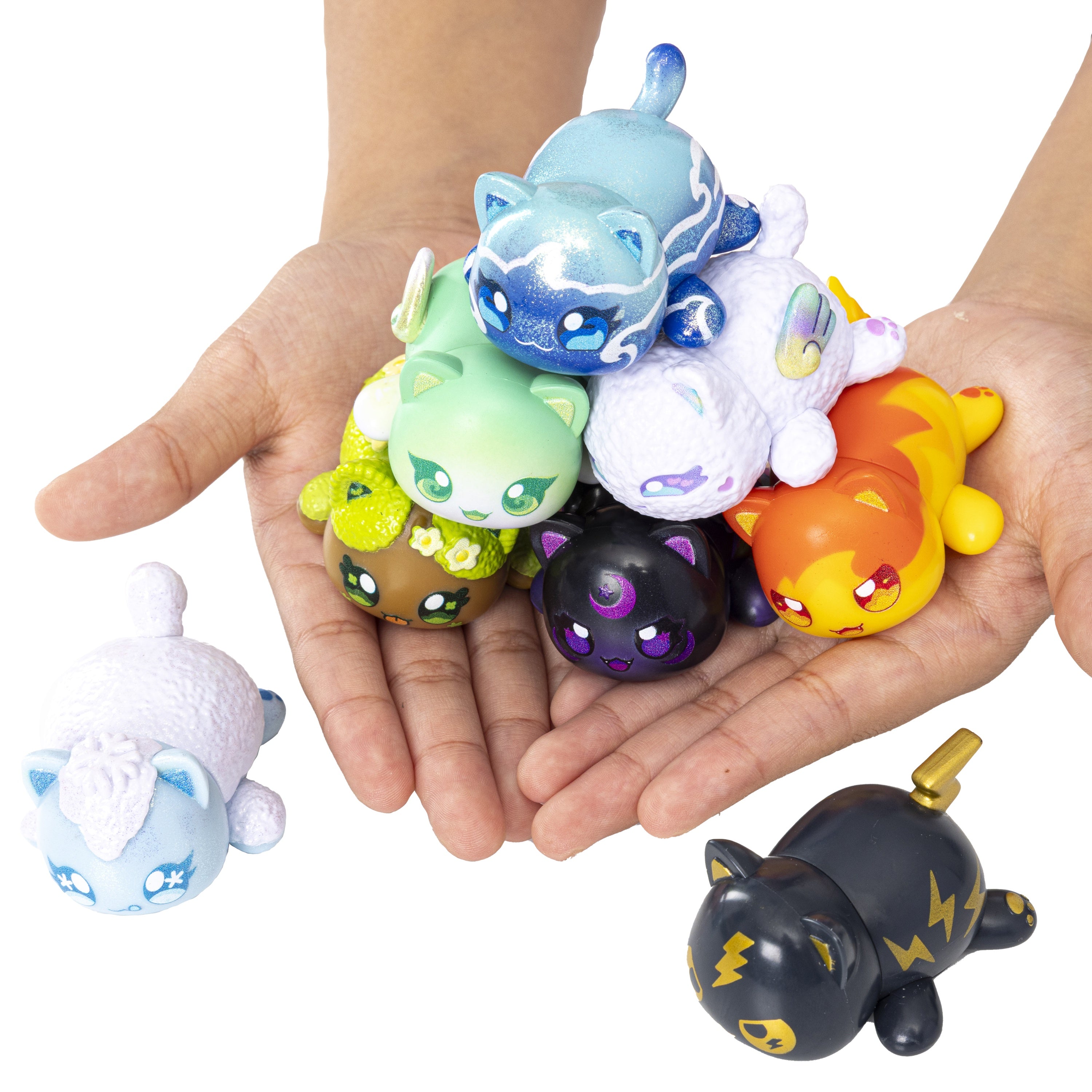 Aphmau MeeMeow Mystery Figures Series 7 Elemental Collection, Official Aphmau Merchandise, 1 Random Collectible Figure Blind Box, Surprise Toy for Girls and Boys Ages 3 and Up