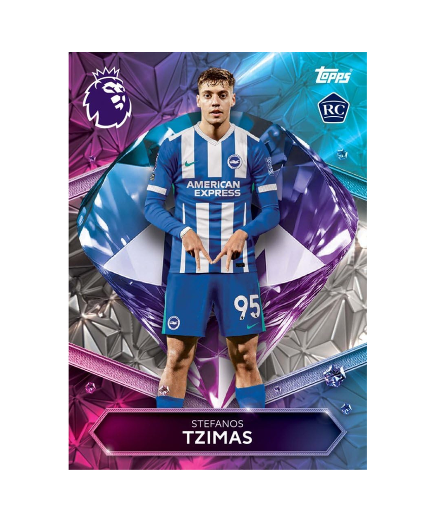 Topps Premier League 2025 2026 Football Trading Cards Starter Pack, Includes 10 Cards with Special Inserts, Gold Lion Limited Card, Collector Binder Checklist and Guide, Official Premier League Collectible