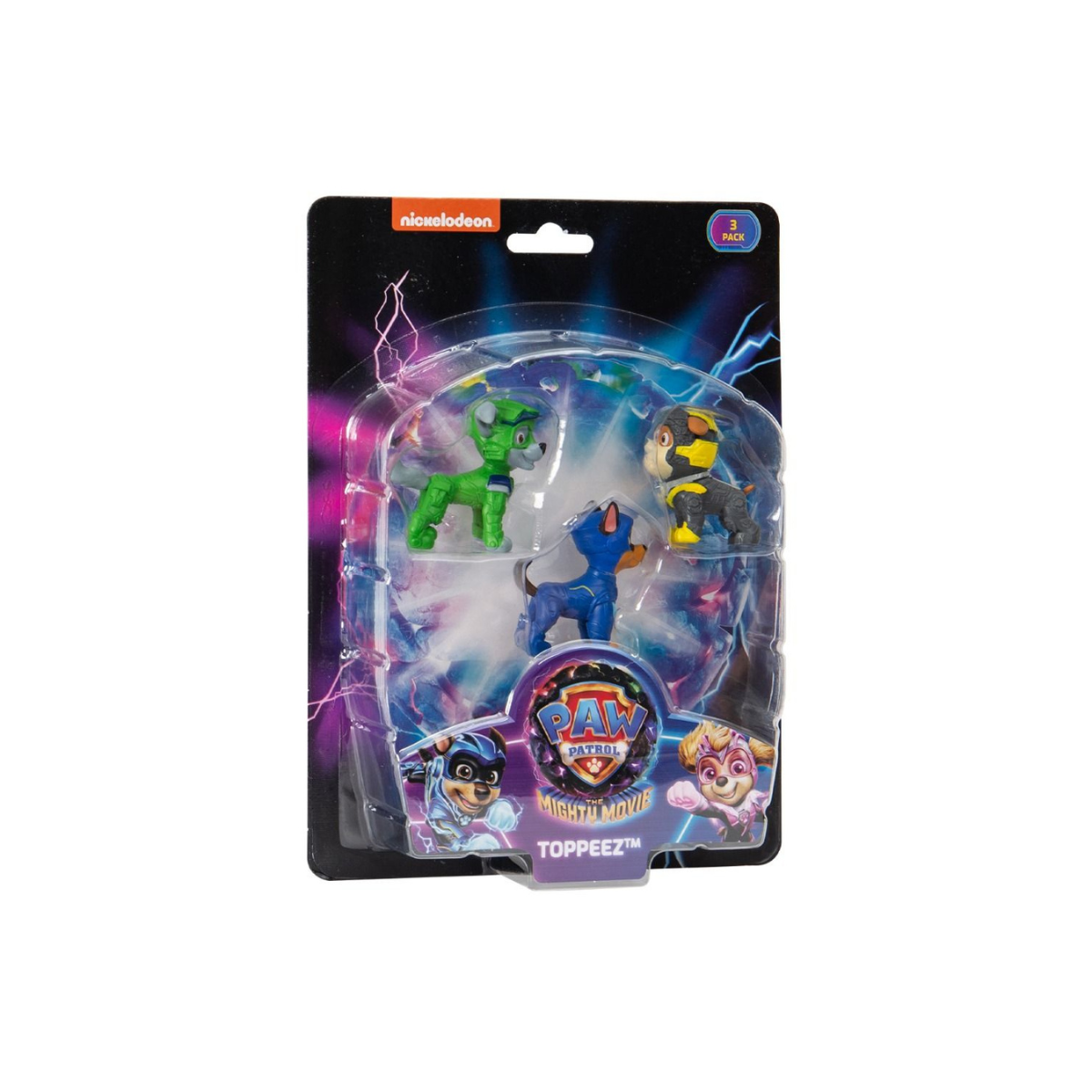 Paw Patrol The Mighty Movie Pencil Toppeez, Collectible Character Toppeez for Kids, 1pk / 3pk / 4pk / 8pk, School Accessories, PAW Patrol Movie Toys, Assorted Designs