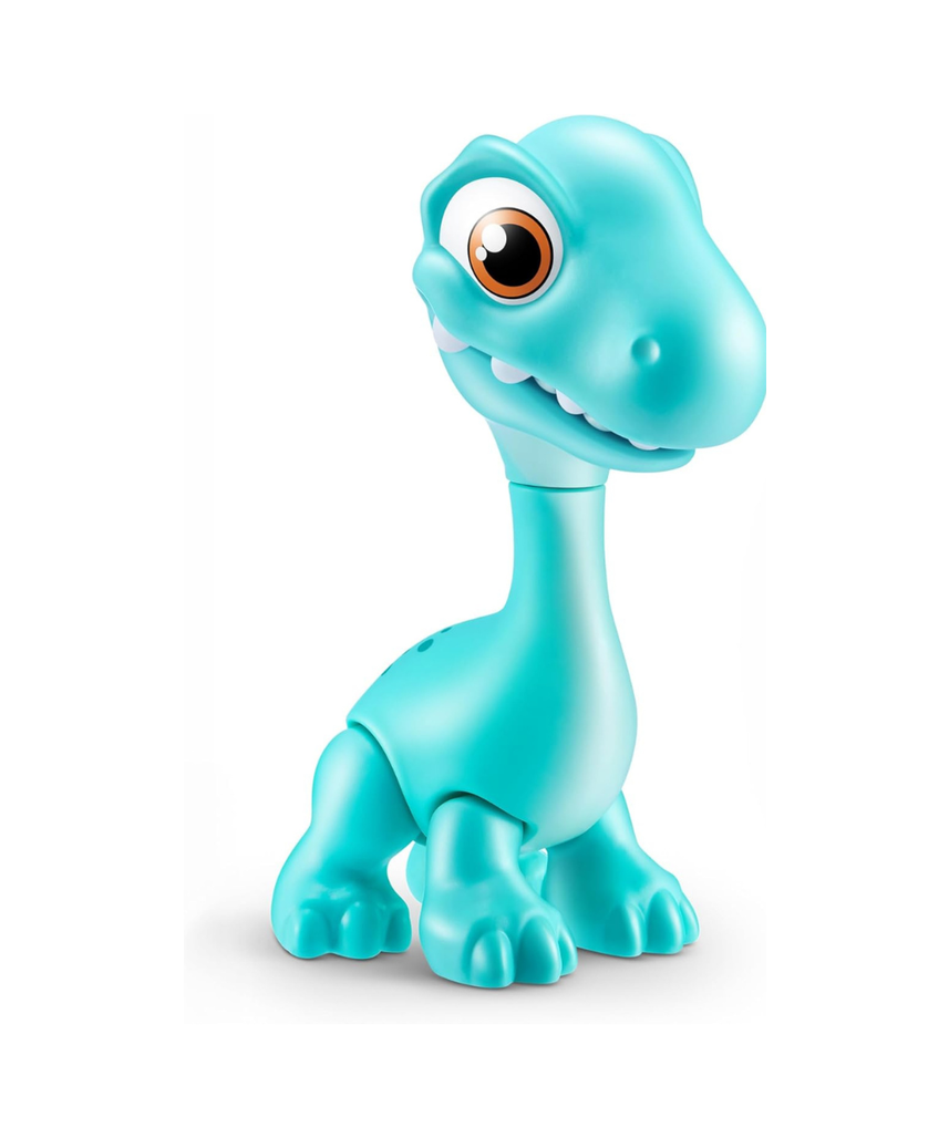 Smashers Junior Dino Dig Large Egg Brontosaur by ZURU, 18+ Surprises, Dinosaur Preschool Toy, Build + Construct Sensory Play for Kids 18 Months to 3 Years, Includes 1kg Clay + 6 Moulds + Stickers, Moveable Dino Figure