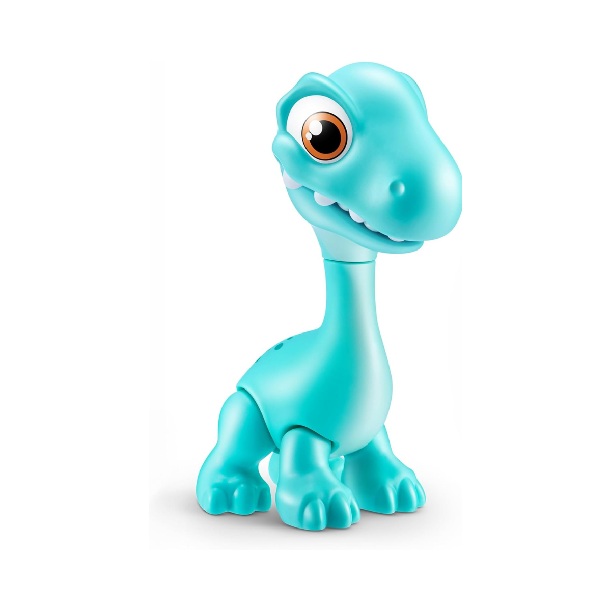 Smashers Junior Dino Dig Large Egg Brontosaur by ZURU, 18+ Surprises, Dinosaur Preschool Toy, Build + Construct Sensory Play for Kids 18 Months to 3 Years, Includes 1kg Clay + 6 Moulds + Stickers, Moveable Dino Figure