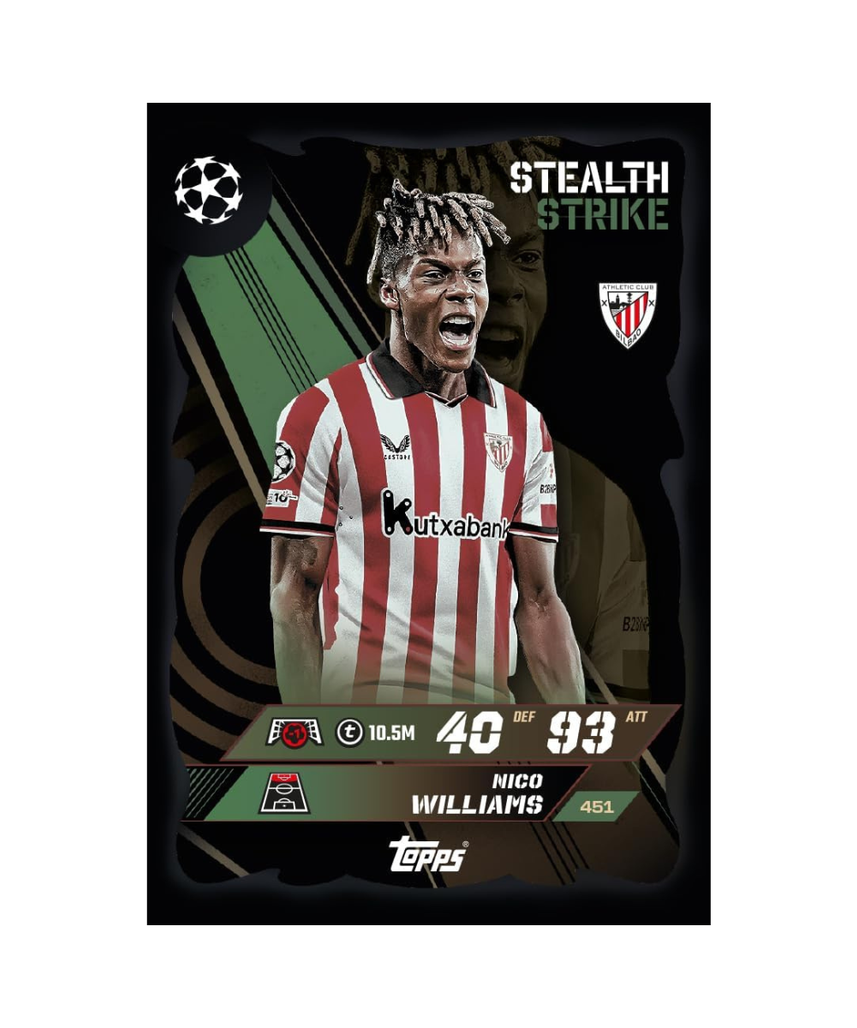 Topps Match Attax UCC 2025, 2026 Eco Pack Football Trading Cards with 36 Cards, Exclusive Star Boy and Graduates Limited Edition Cards, Official UEFA Licensed