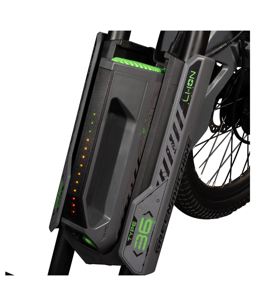 Huffy Green Machine Electric 36V Drift Trike, High Speed Electric Ride On with Adjustable Seat, Thumb Throttle Control and Drift Wheels, Teen Ride On Toy for Ages 14Y+