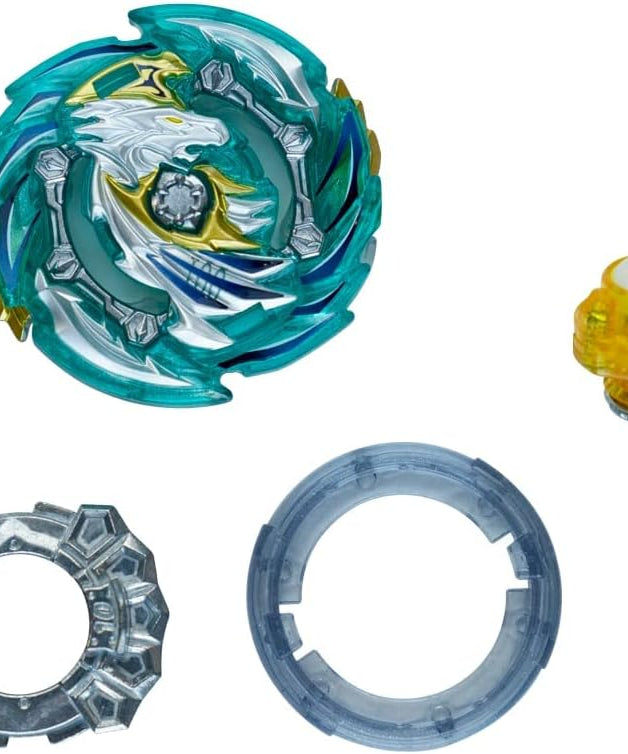 BEYBATTLE BURST BB-148-T Season 4 Starter Heaven Pegasus P5, Multicolor, One Size, Right-Spin Stamina Beyblade with Launcher and Ripcord